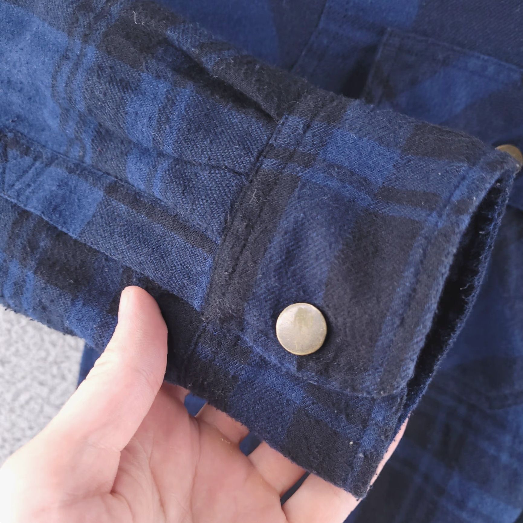 Vintage Field & Stream Jacket Mens Small Flannel Sherpa Fleece Lined Chore Work Zip Bomber Plaid Blue Mens Small Zip Lined Jacket Size US S / EU 44-46 / 1 - 3 Thumbnail