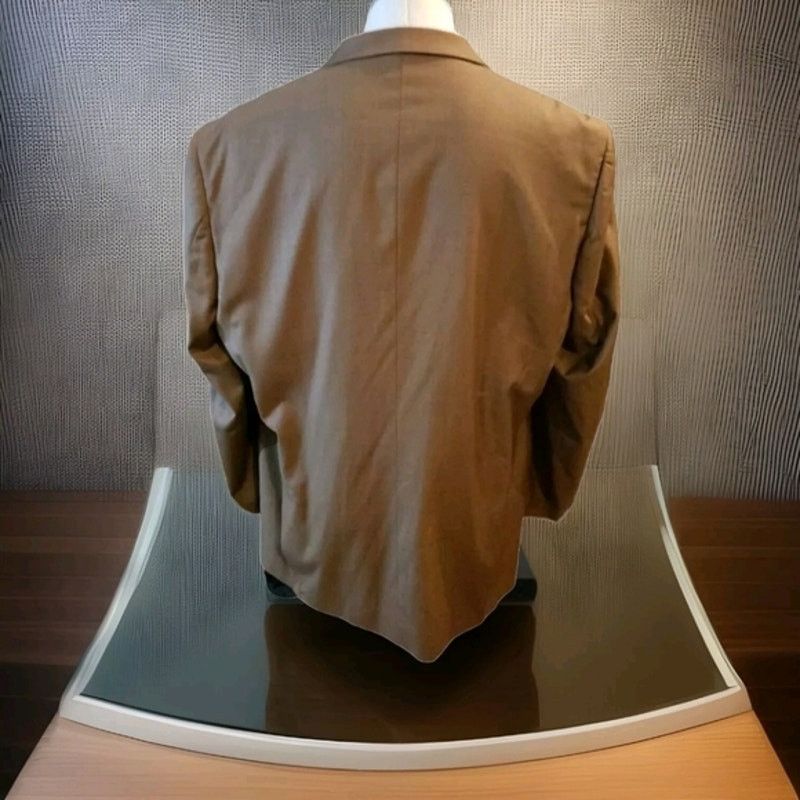 Other Bocaccio Uomo Brown 2 Piece Blazer Pants Suit Size 48 L Size 48L - 3 Thumbnail