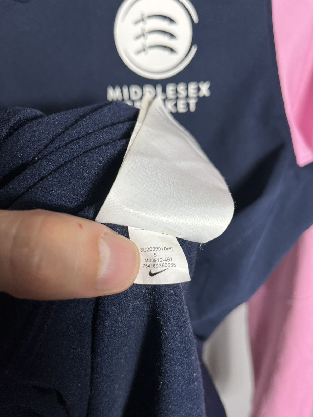 Nike × Sports Specialties 2020-21 MIDDLESEX CRICKET #54 Ethan Bamber CUP SWEATSHIRT Size US S / EU 44-46 / 1 - 6 Thumbnail