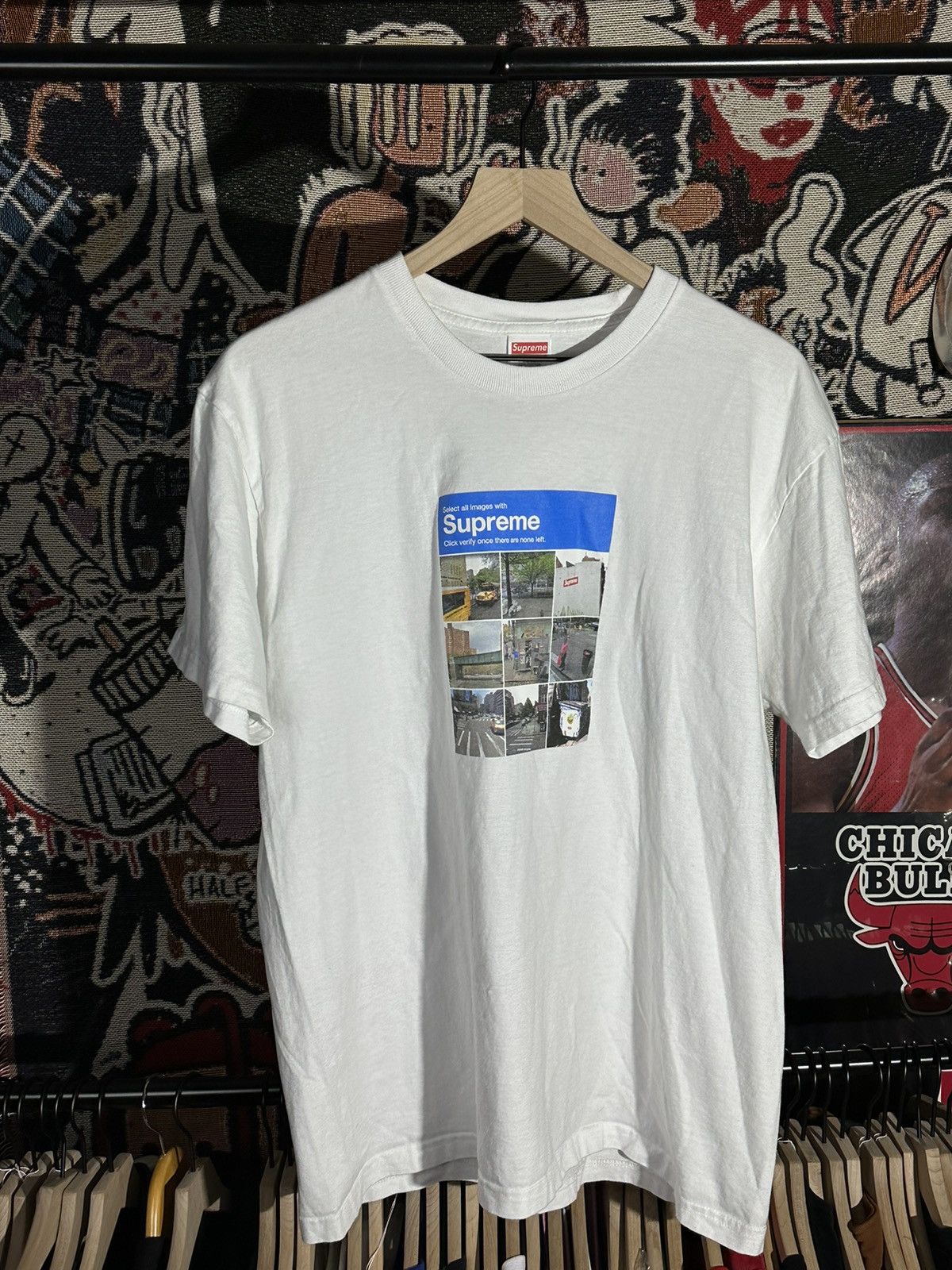 Verify supreme hot sale tee