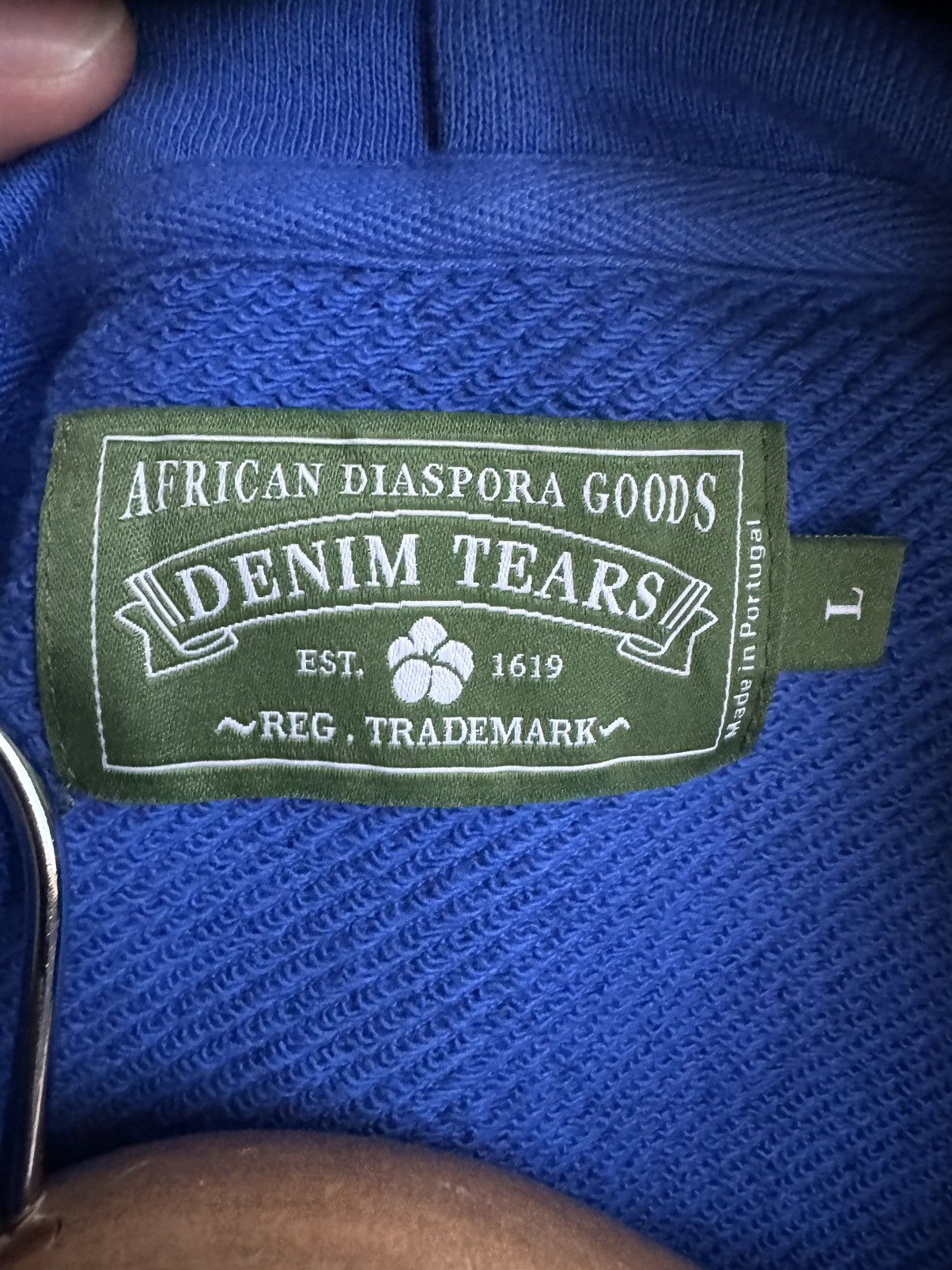 DENIM TEARS Denim Tears Sweatshirt - Blue large Size US L / EU 52-54 / 3 - 2 Thumbnail