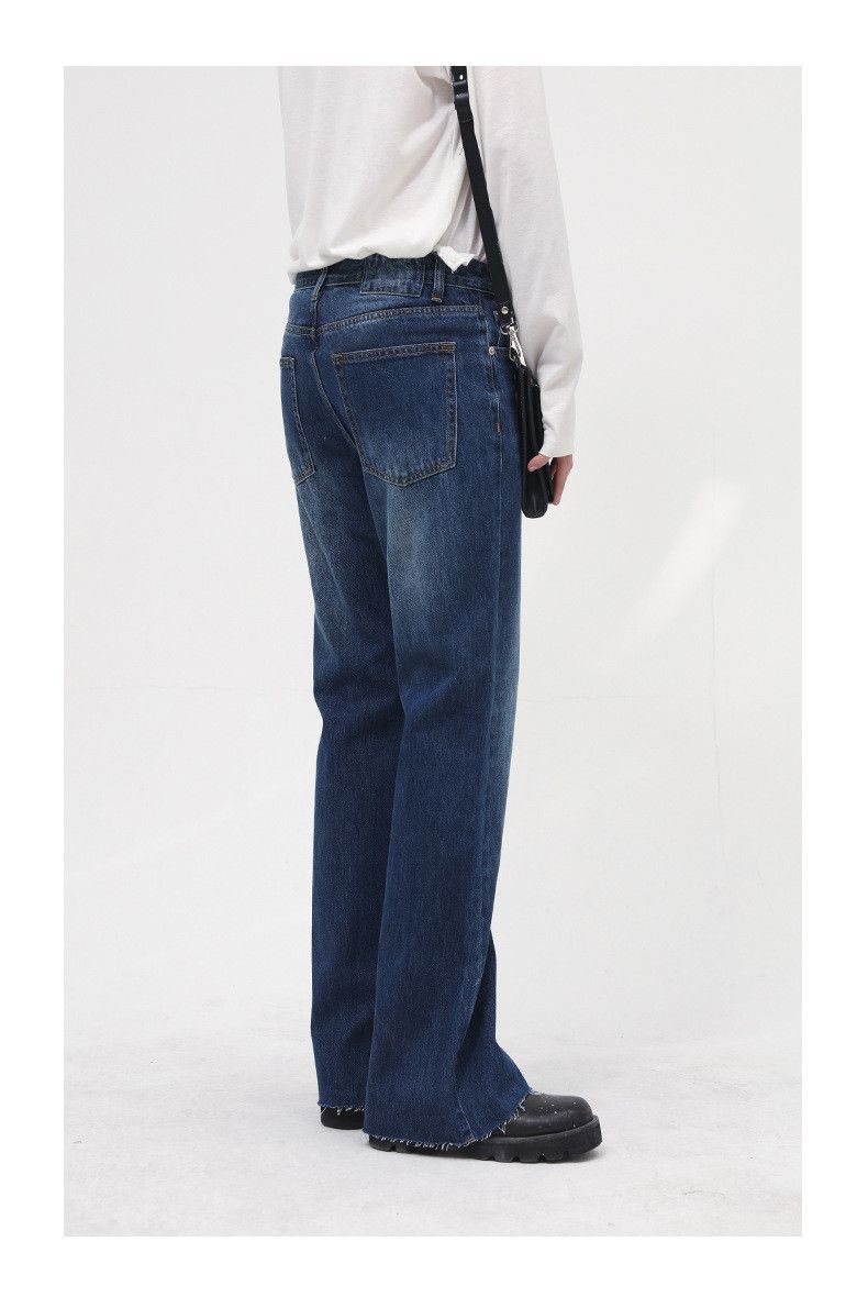 Japanese Brand × Jean Blue Washed Slit Straight Jeans Size US 32 / EU 48 - 5 Thumbnail