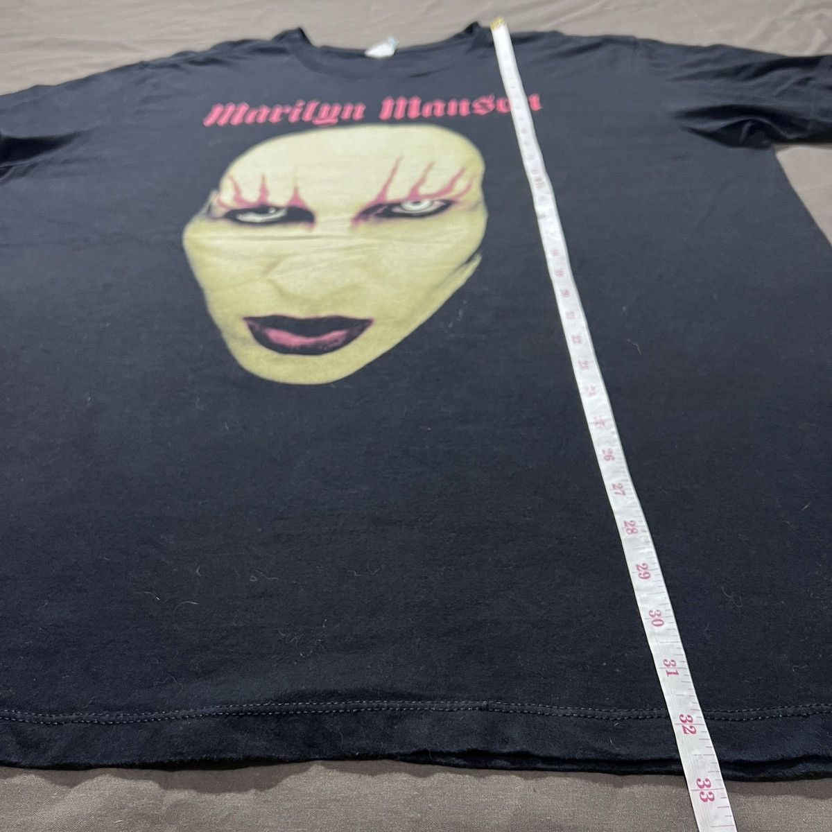 Band Tees Vintage Y2K Marilyn Manson Tee 2XL Industrial metal Big Face Size US XXL / EU 58 / 5 - 6 Thumbnail