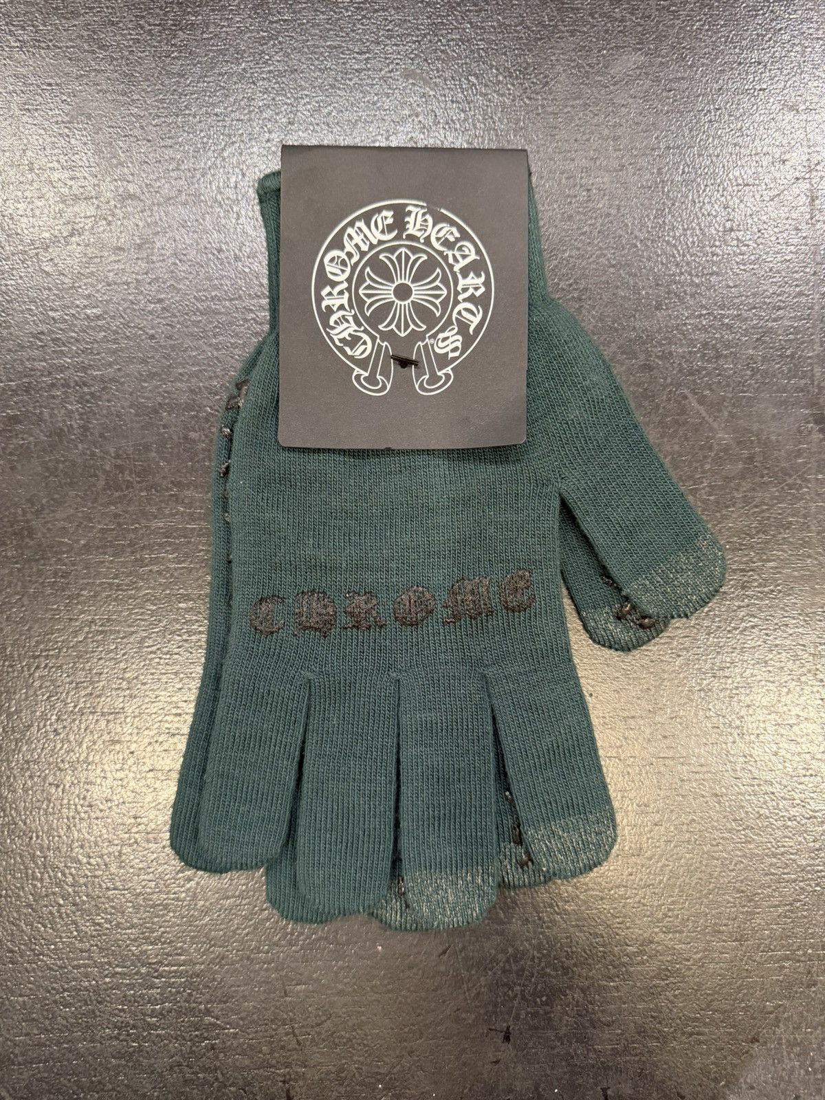 Chrome Hearts Chrome Hearts Gloves - Green Size ONE SIZE - 1 Thumbnail