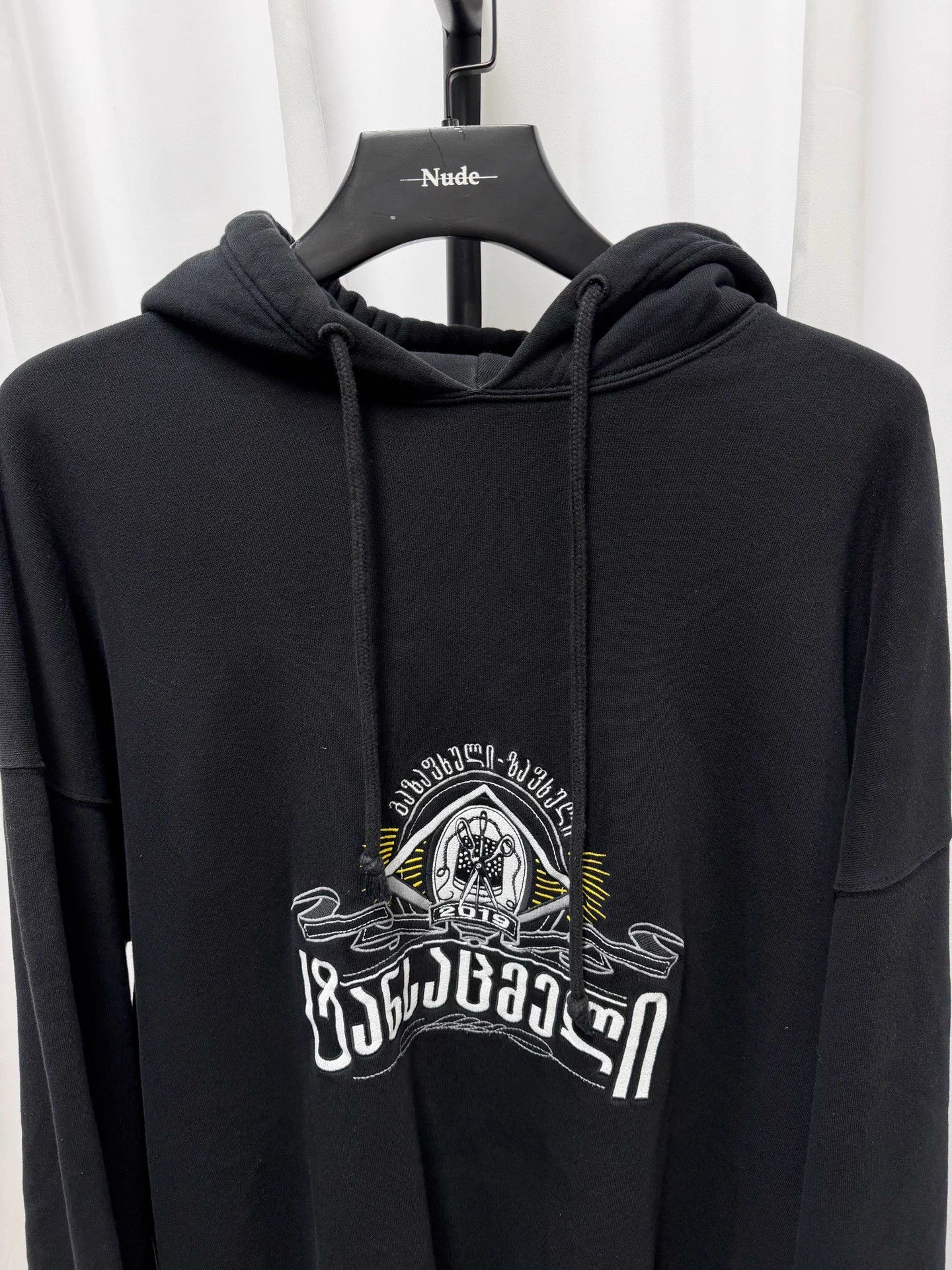 Vetements Vetements 19aw Georgia Embroidery Logo OS Hoodie S Size US S / EU 44-46 / 1 - 2 Thumbnail