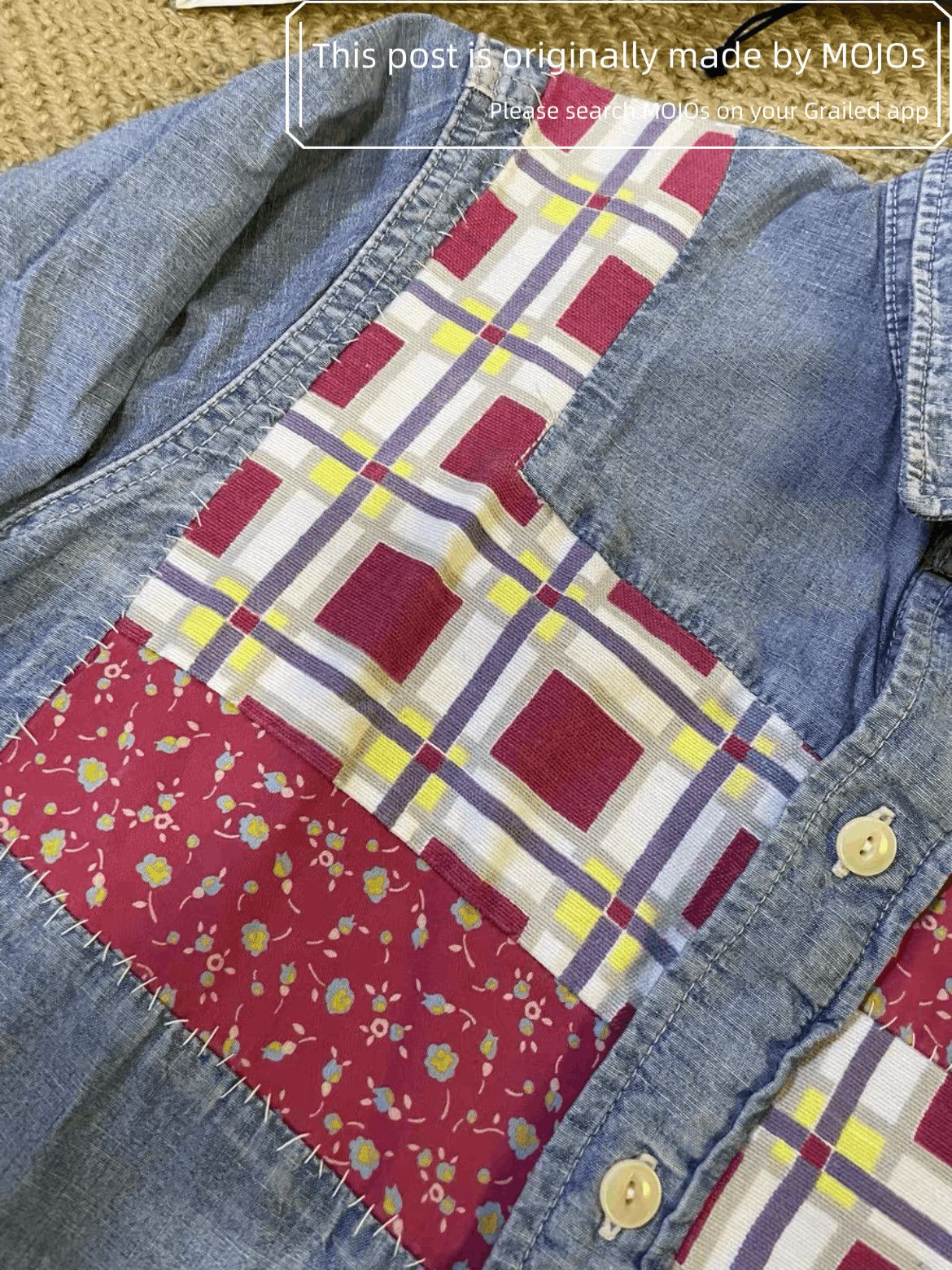 Visvim Sz 2 Visvim Granger Chambray P.W. Patches Shirt Size US M / EU 48-50 / 2 - 3 Thumbnail