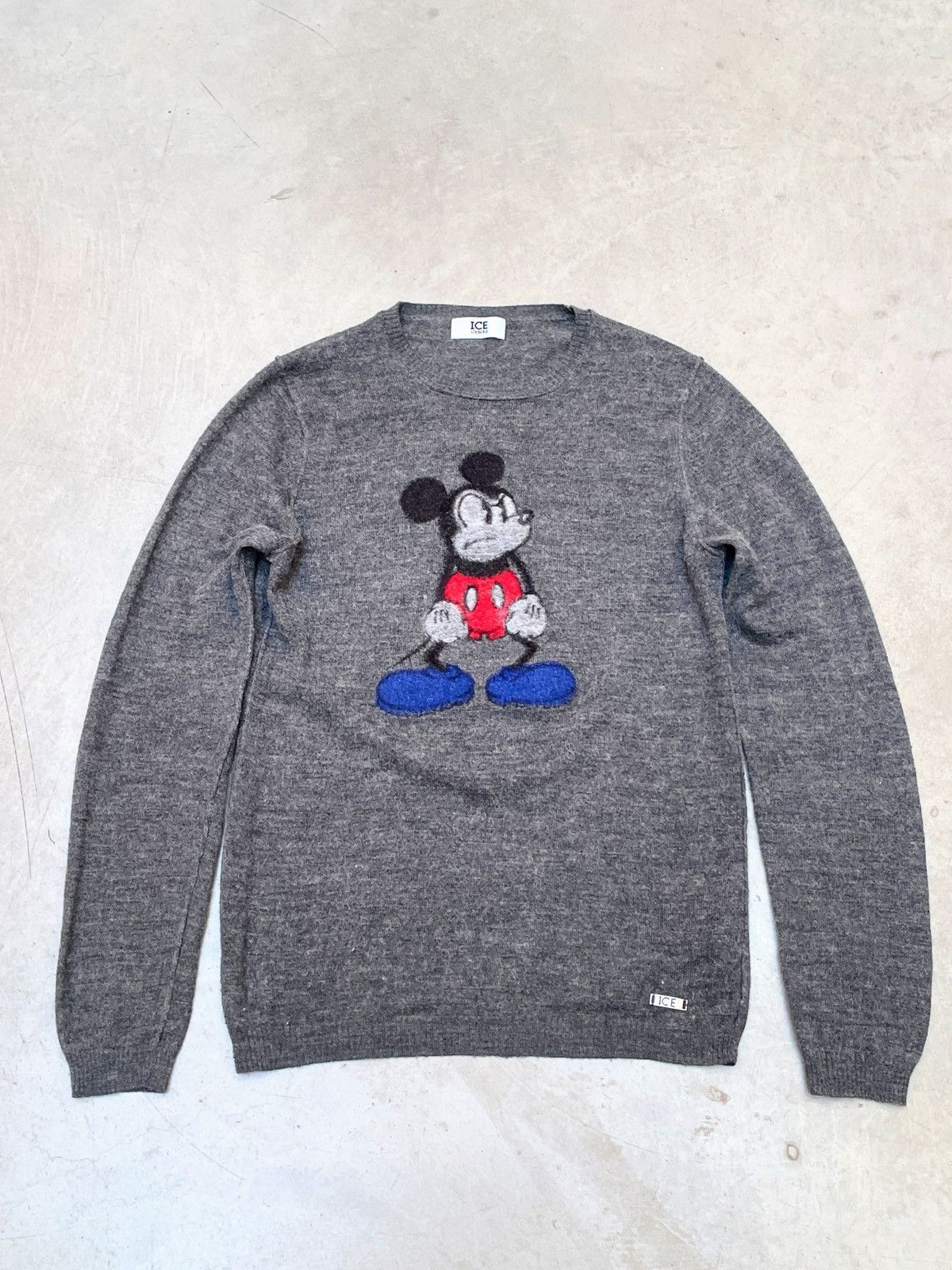 Iceberg Iceberg Mickey Mouse Alpaca Wool Knit Sweater Size S / US 4 / IT 40 - 7 Thumbnail