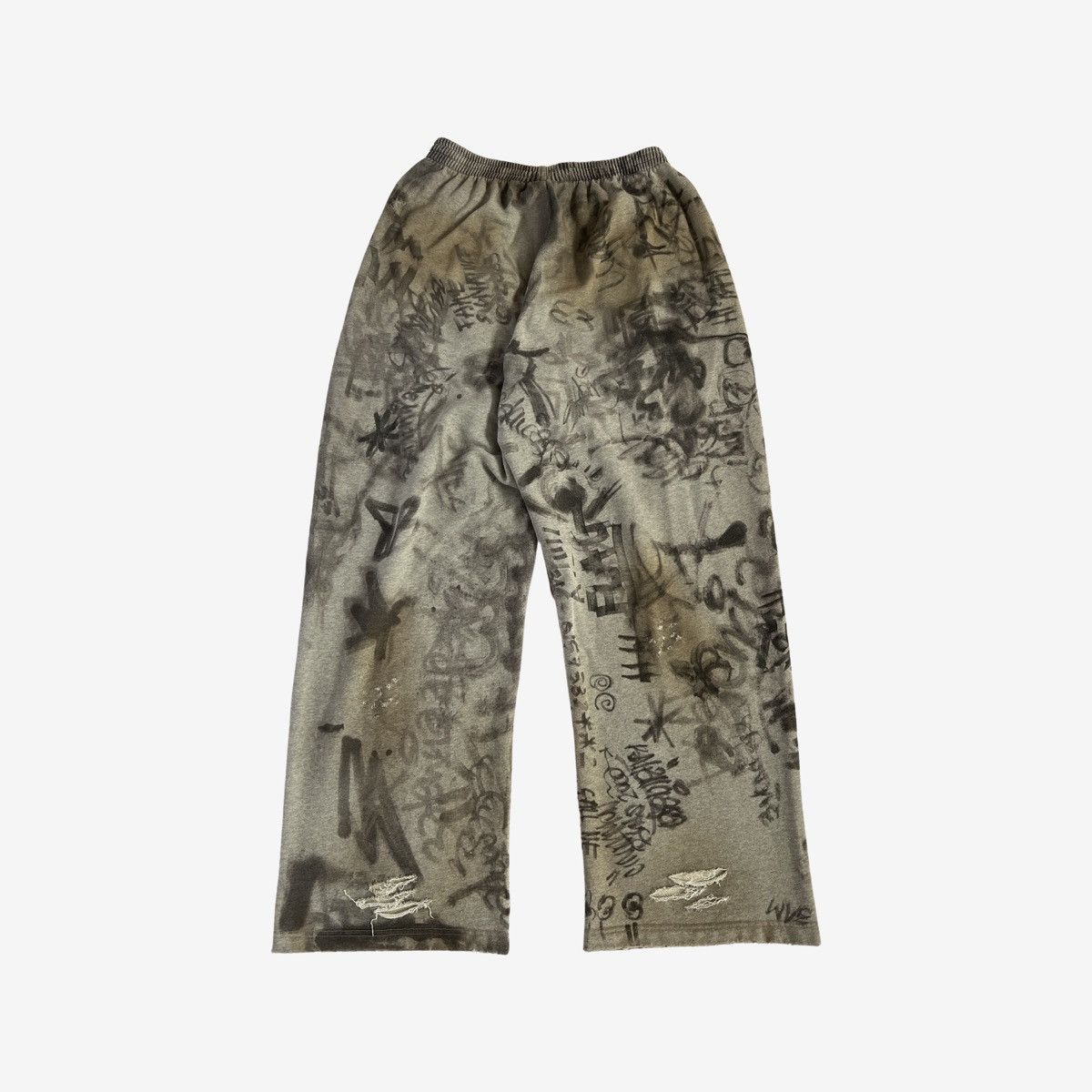 Balenciaga Balenciaga SS23 Grey Graffiti Skate Jogger Sz. S Size US 30 / EU 46 - 2 Thumbnail