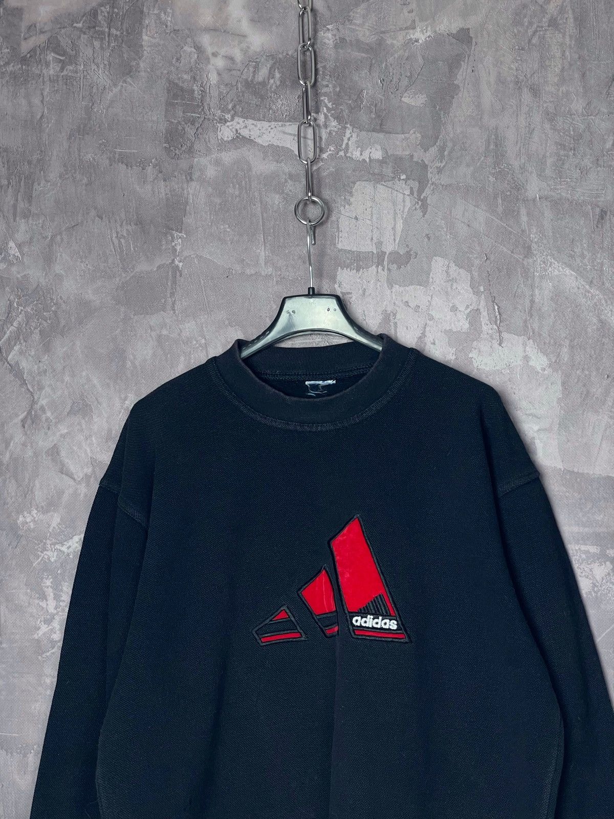 Other Vintage Adidas Big Logo Sweatshirt 90s Size US M / EU 48-50 / 2 - 5 Thumbnail