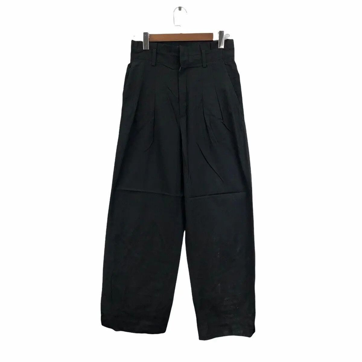 Japanese Brand EBURE JAPAN DESIGNER Low Crotch Avant Garde Pant Chino Slack Size 28" / US 6 / IT 42 - 1 Thumbnail