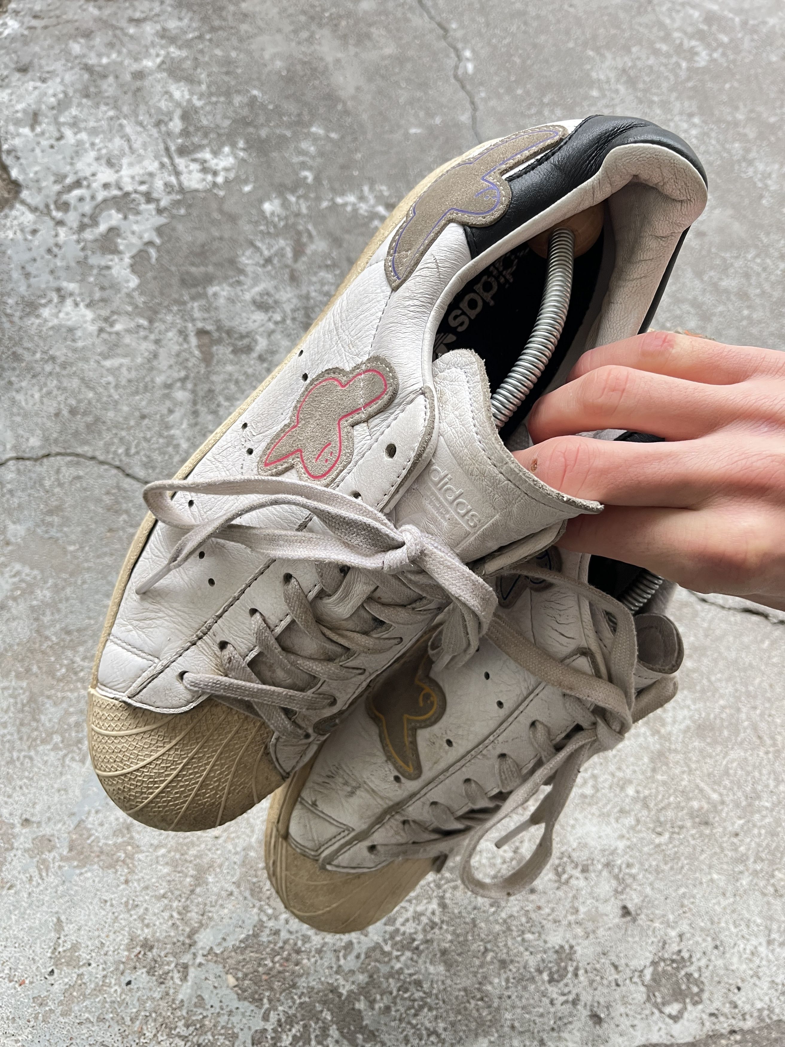 Adidas Adidas Superstar x Mark Gonzales “Ghosts” Size US 12.5 / EU 45-46 - 2 Thumbnail