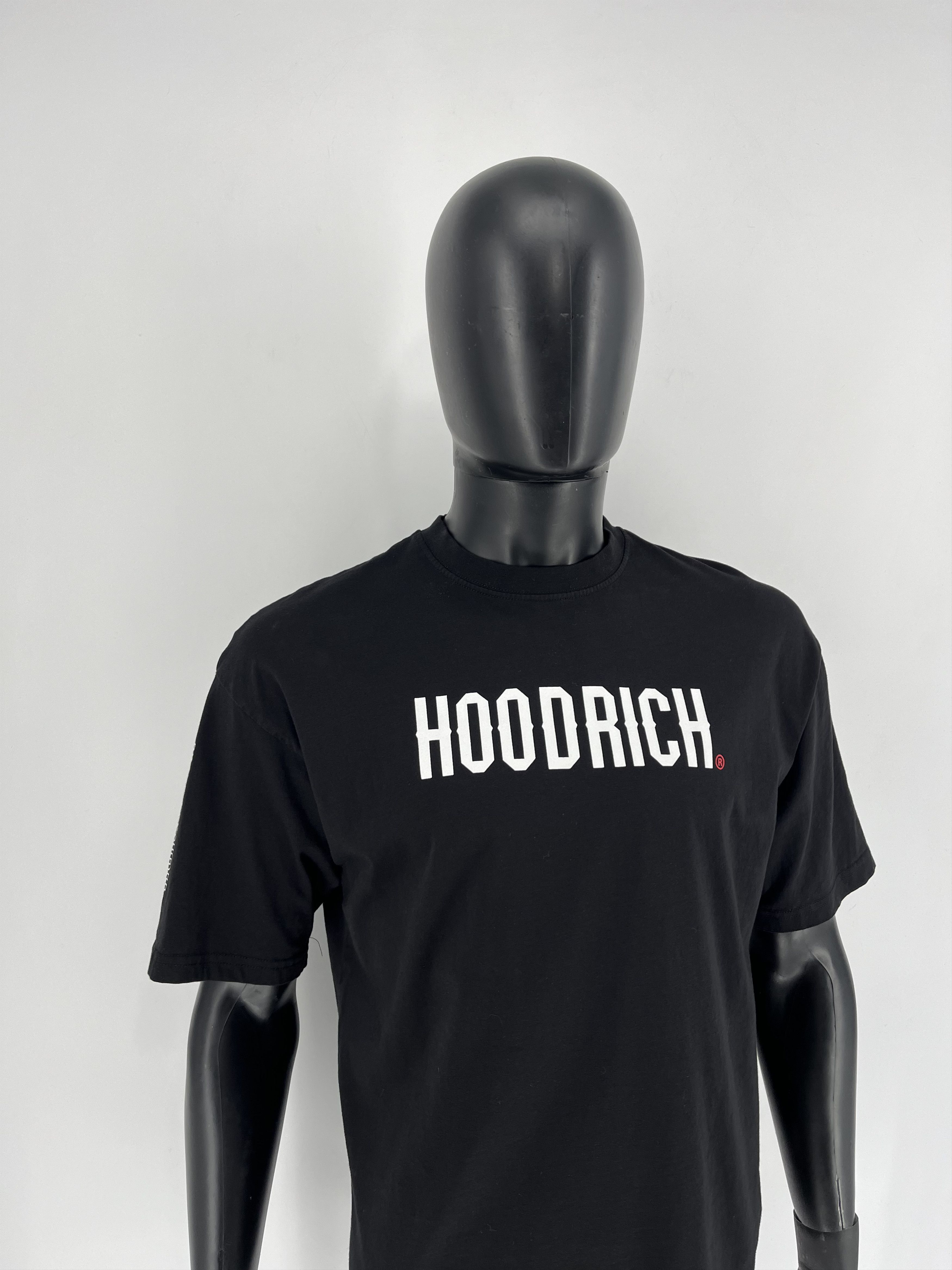 Hoodrich × Vintage Hype Hoodrich Big Logo Drill Y2K Streetwear Black Tee Size US S / EU 44-46 / 1 - 3 Thumbnail