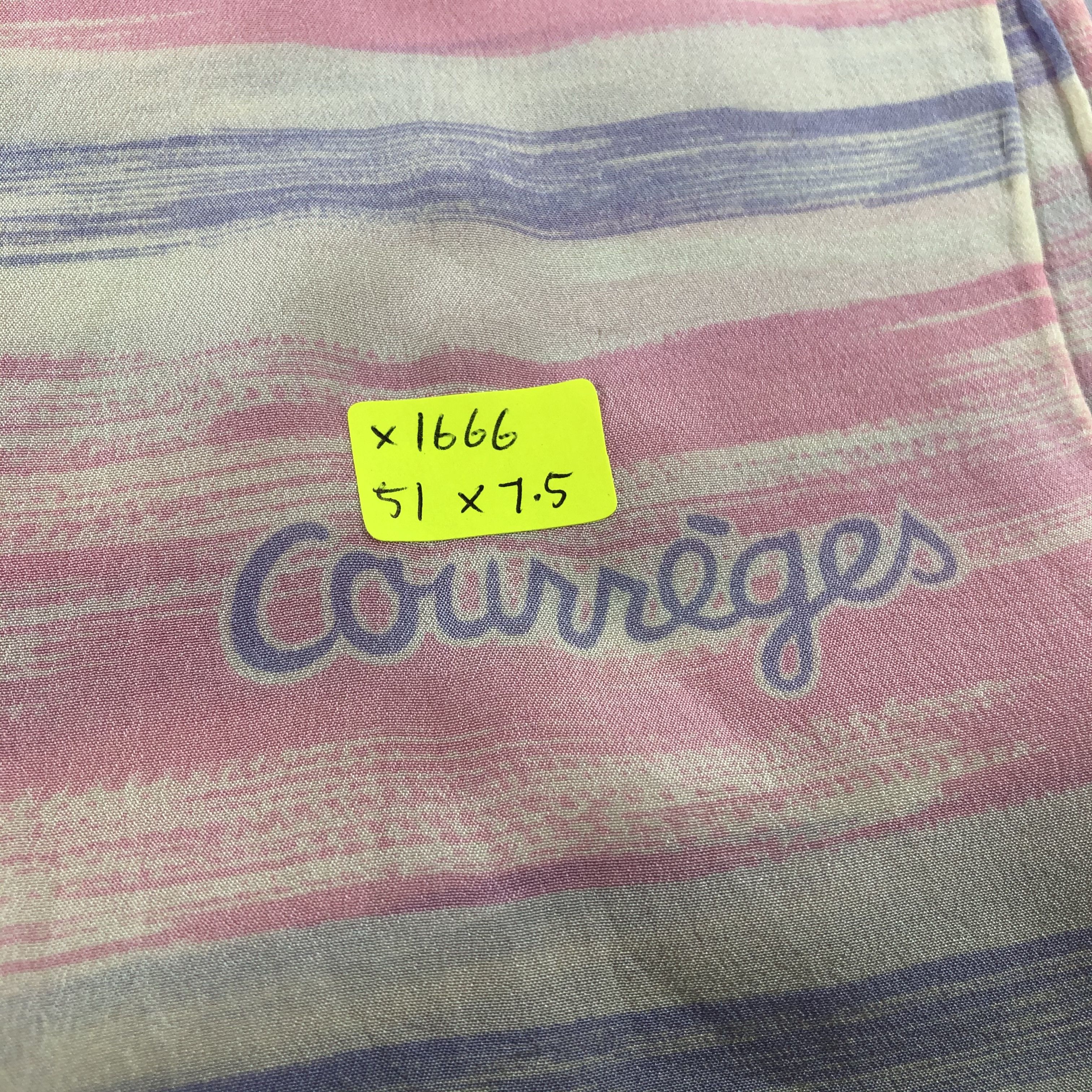 Courreges Vintage Courreges Silk Scarf Size ONE SIZE - 5 Thumbnail