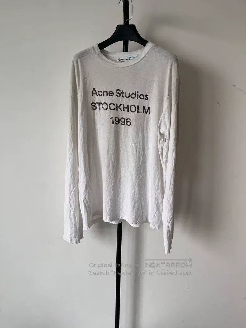 Acne Studios Acne Studios 1996 Series Lettering Logo Distressed Printed Size US M / EU 48-50 / 2 - 1 Thumbnail
