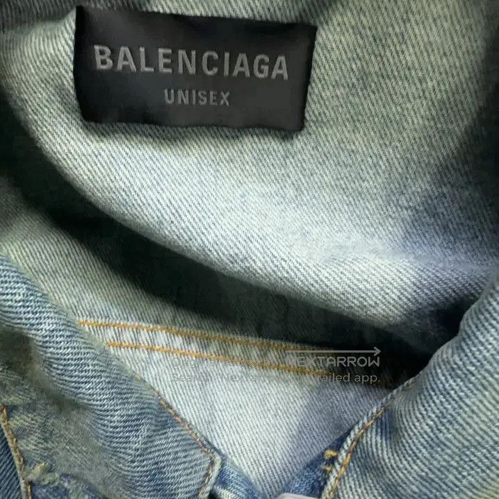 Balenciaga Balenciaga Blue Long Sleeve Denim Jacket. Size US M / EU 48-50 / 2 - 4 Thumbnail