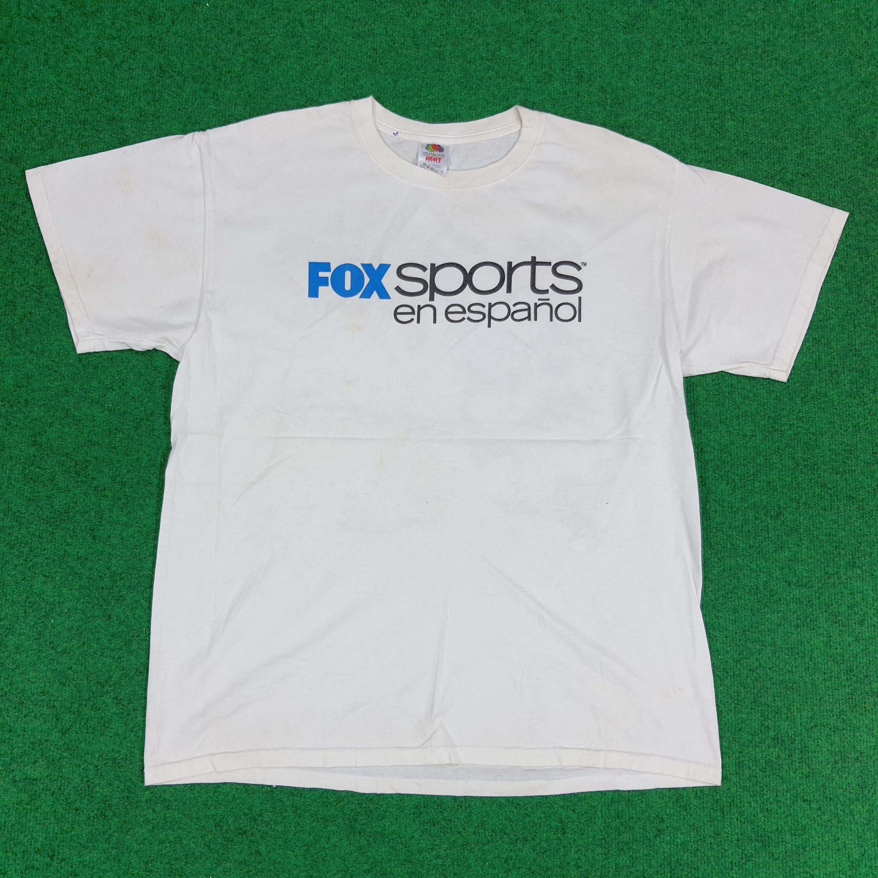 Fox Racing × Vintage Vintage Fox Sports En Espanol In Spanish Tshirt Size US L / EU 52-54 / 3 - 3 Thumbnail