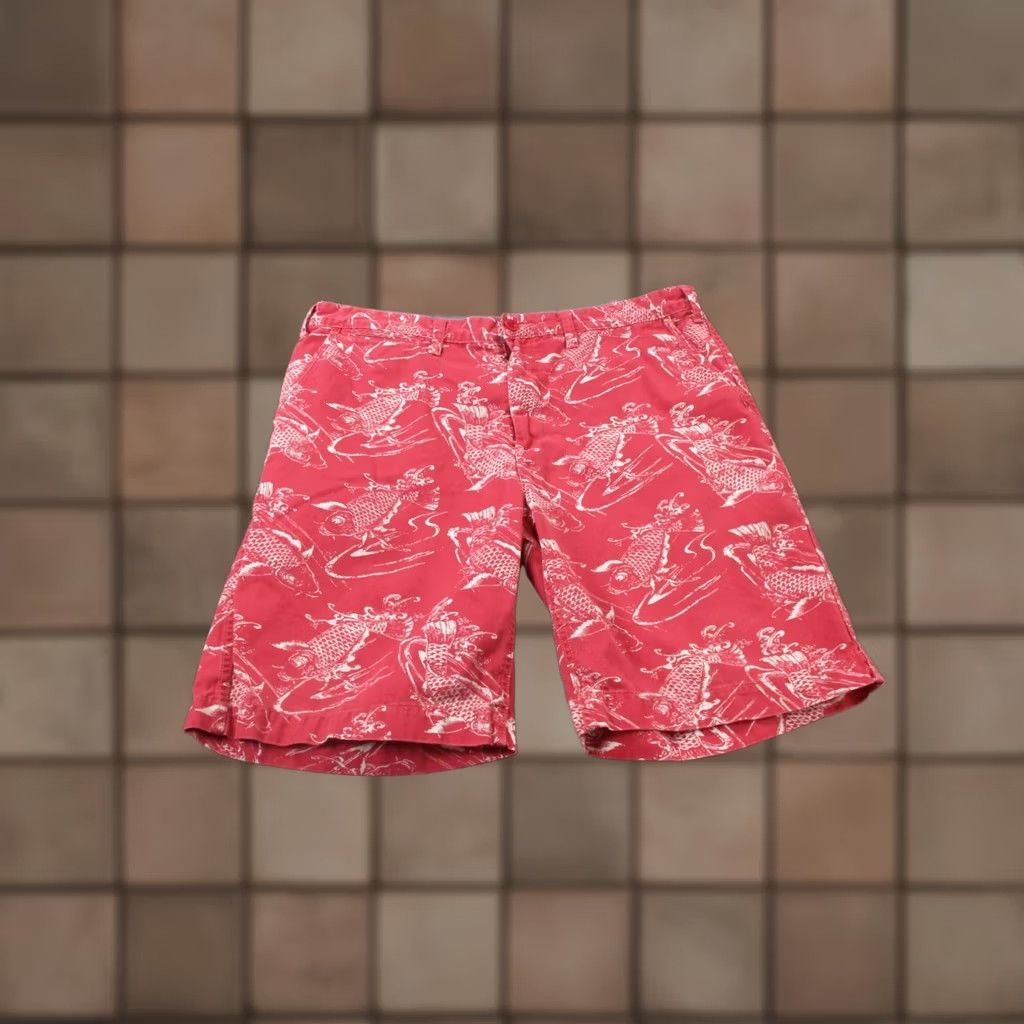 Polo Ralph Lauren Polo Ralph Lauren Shorts Men 36 Red Golf Fish Print Logo Preppy Relaxed Pony Size US M / EU 48-50 / 2 - 1 Thumbnail