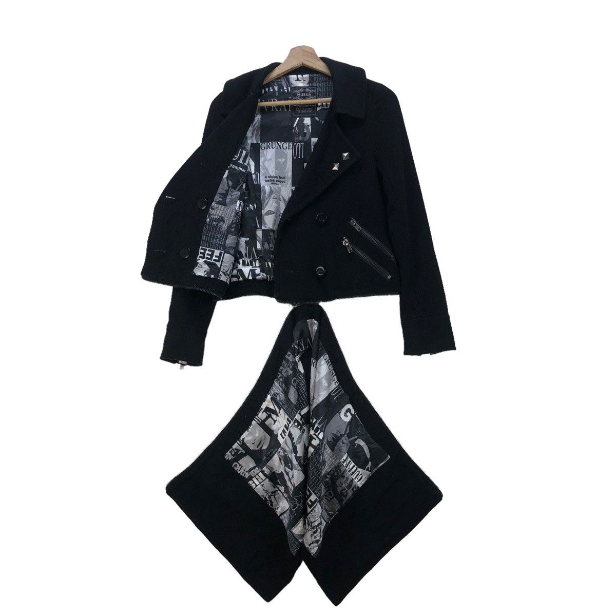 Japanese Brand Japanese Brand Double Collar Jacket Size S / US 4 / IT 40 - 3 Thumbnail