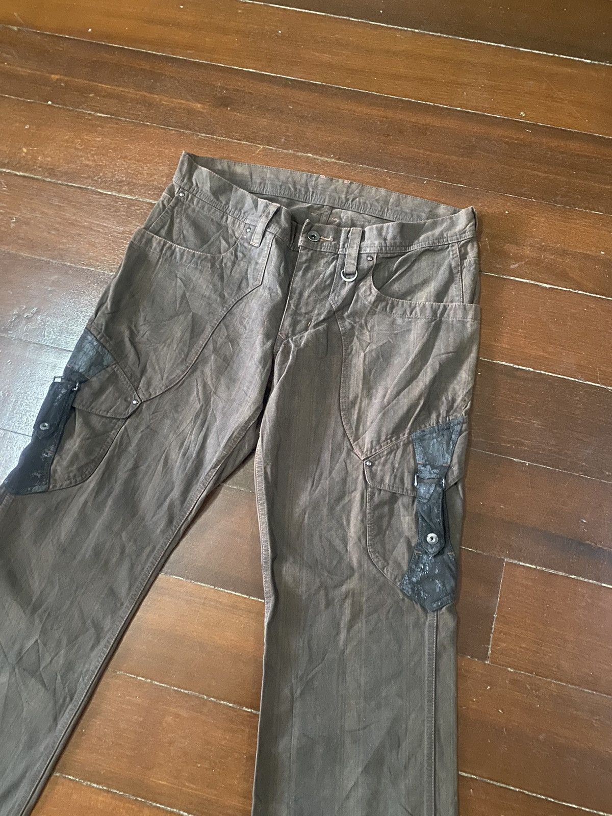 HIDEAWAYS × Vintage Vintage Hideways Nicole rare pocket pants boot cut wide leg Size US 34 / EU 50 - 5 Thumbnail