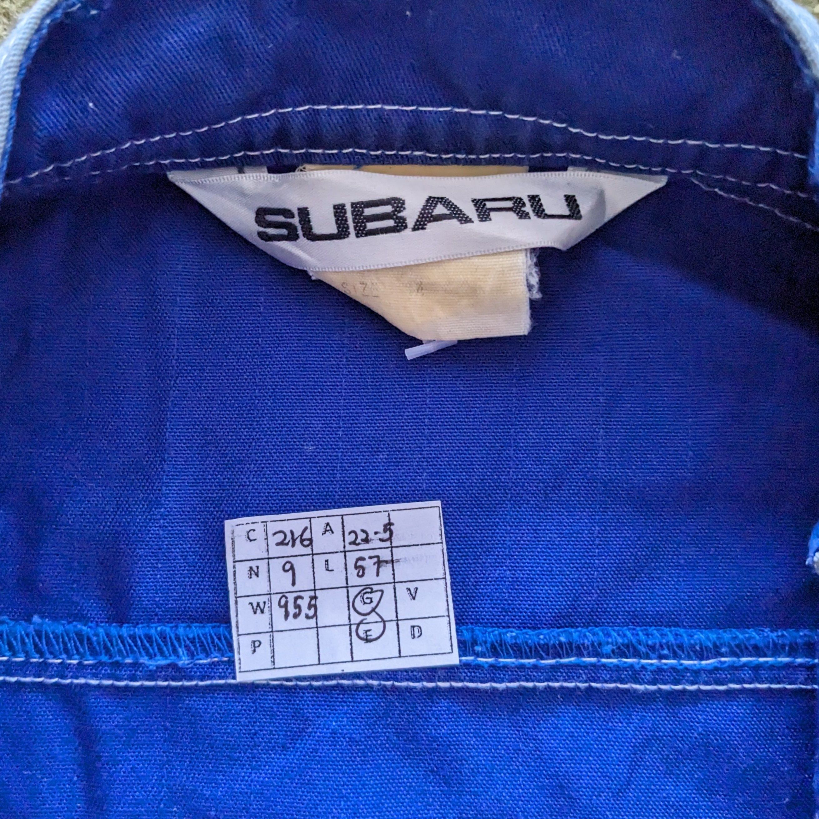 Vintage Vintage SUBARU Racing Coverall Workwear Jacket Size US M / EU 48-50 / 2 - 7 Thumbnail