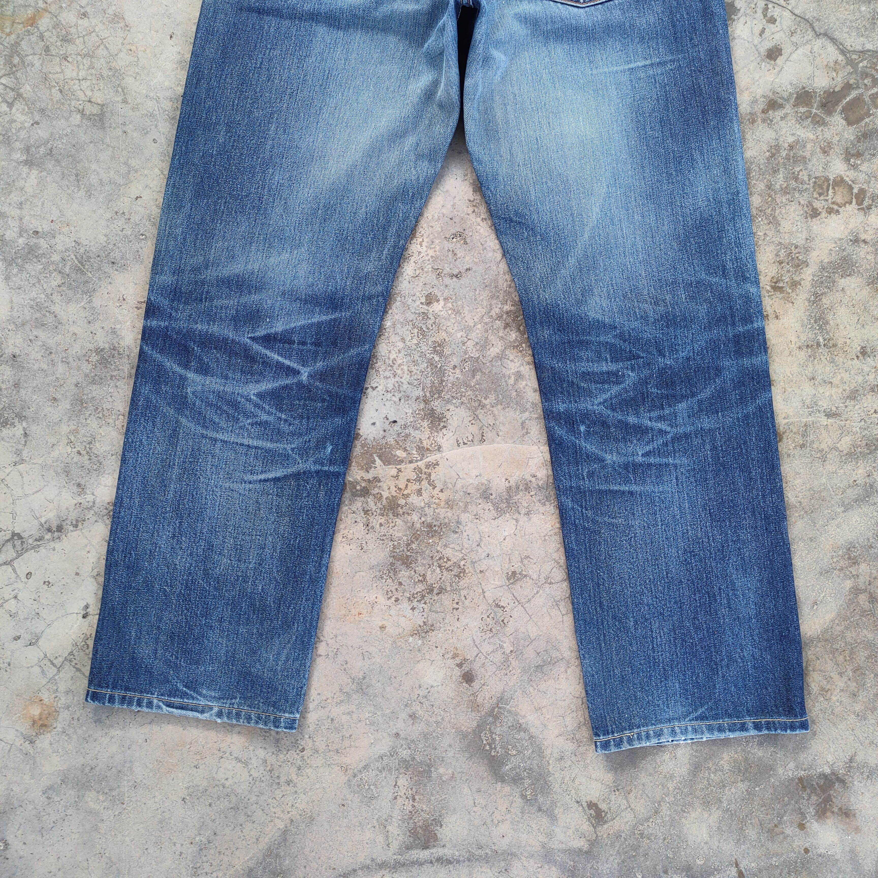 Japanese Brand × Jean × Vintage W33 VINTAGE JAPANESE FADED JEANS DENIM PANTS Size US 33 - 11 Thumbnail