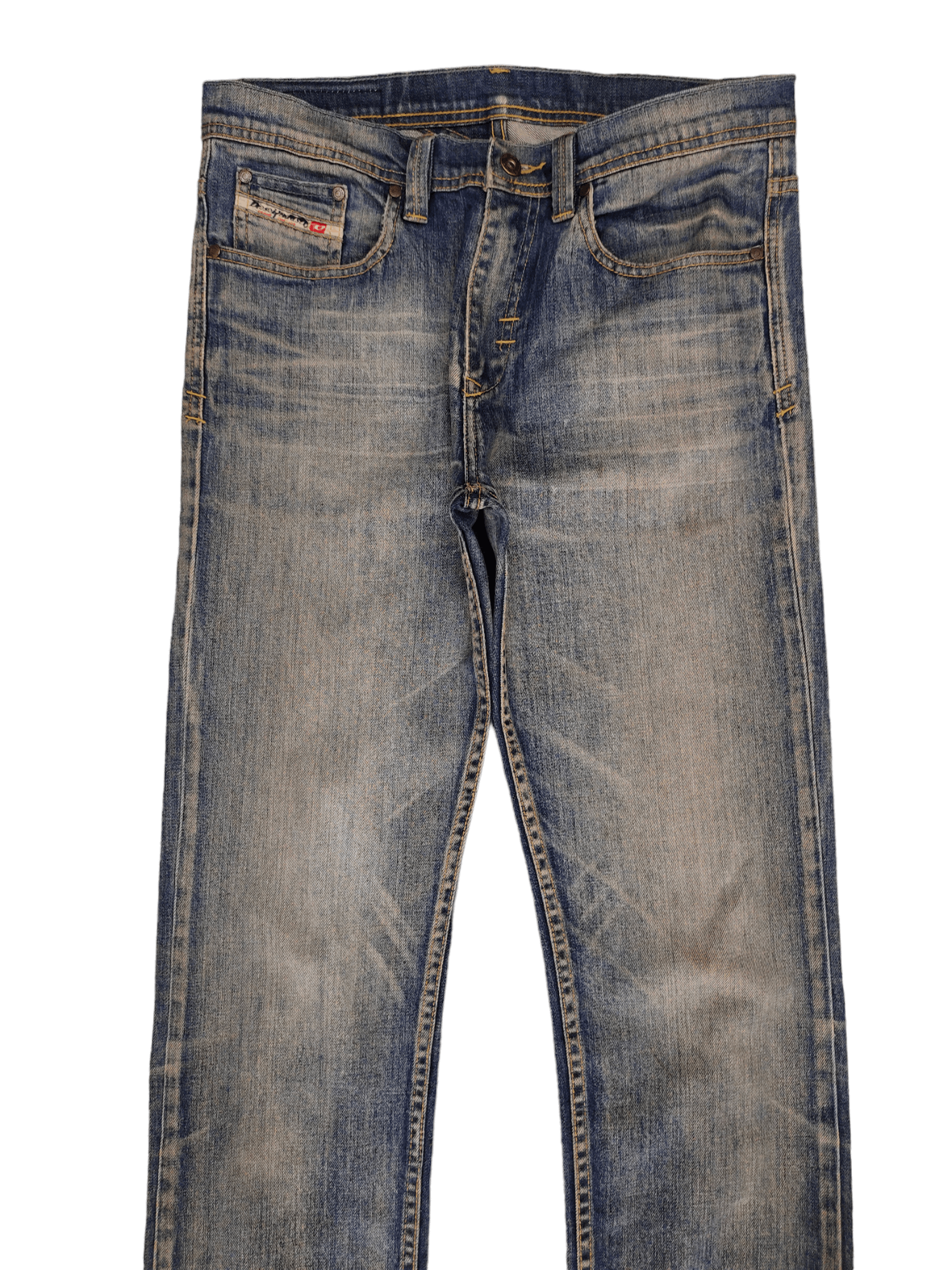 Diesel Vintage Y2k Diesel Faded Slim Fit Denim Jeans Size US 32 / EU 48 - 2 Thumbnail