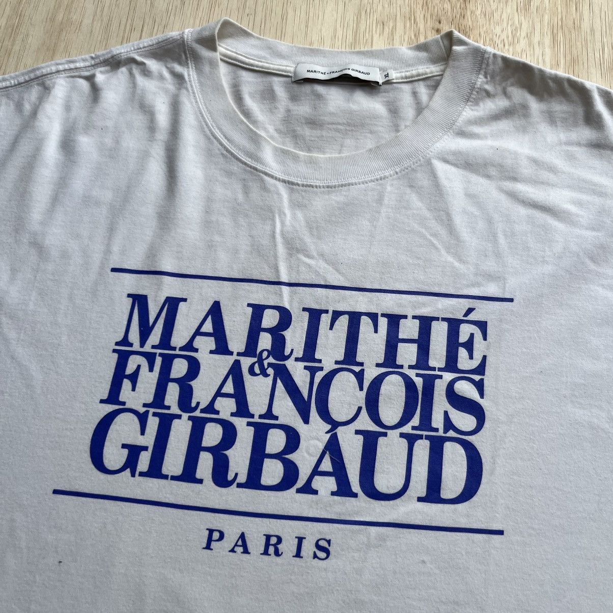 Marithe + Francois Girbaud MARITHE & FRANCOIS GIRBAUD SHORT SLEEVE TEE BIG LOGO Size US XL / EU 56 / 4 - 2 Thumbnail