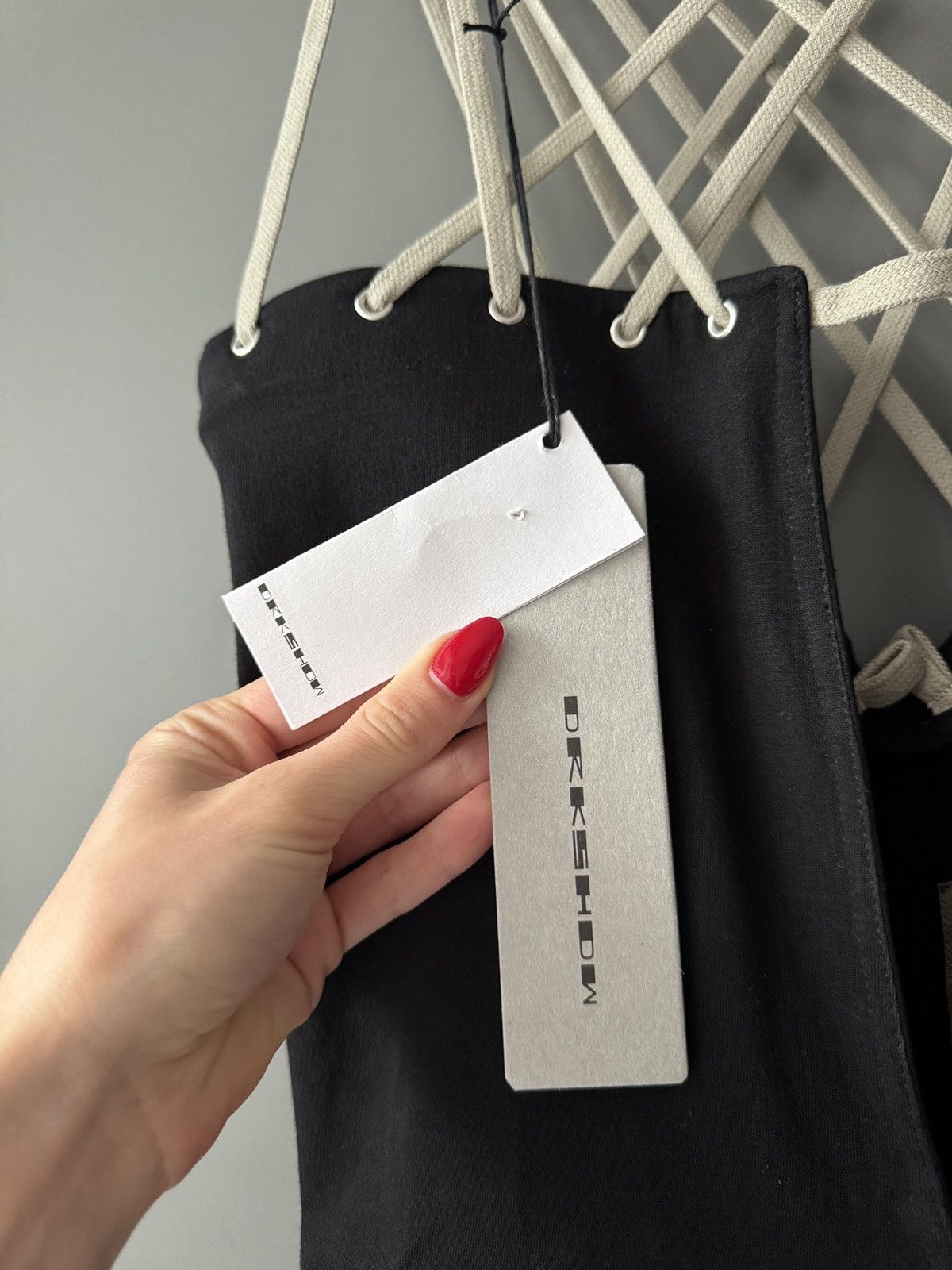 Rick Owens × Rick Owens Drkshdw Last Size Rick Owens Drkshdw Penta Strap Dress Size S / US 4 / IT 40 - 3 Thumbnail