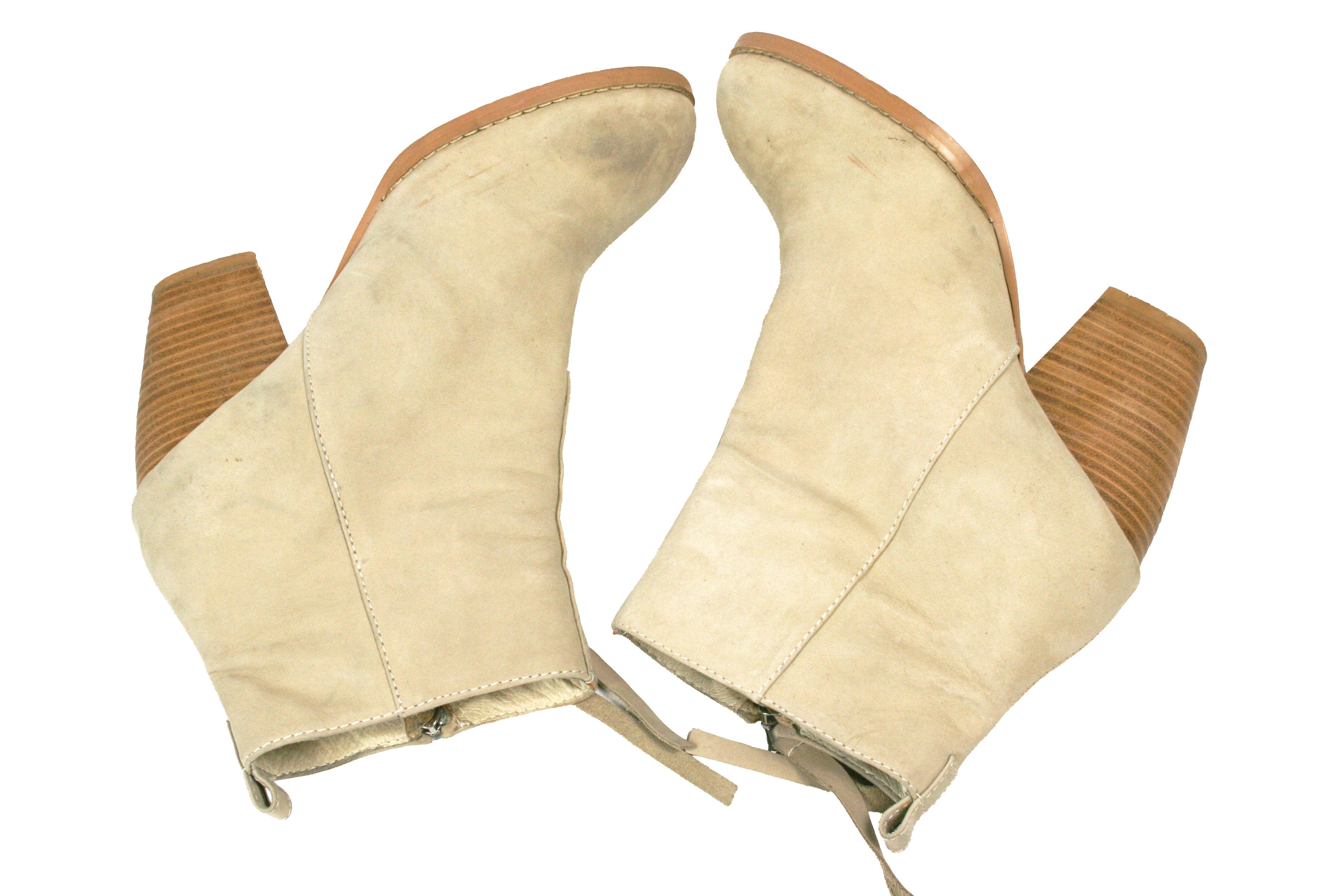 Acne Studios Pistol Nubuck Biker Heeled Boots Size US 9 / IT 39 - 8 Thumbnail