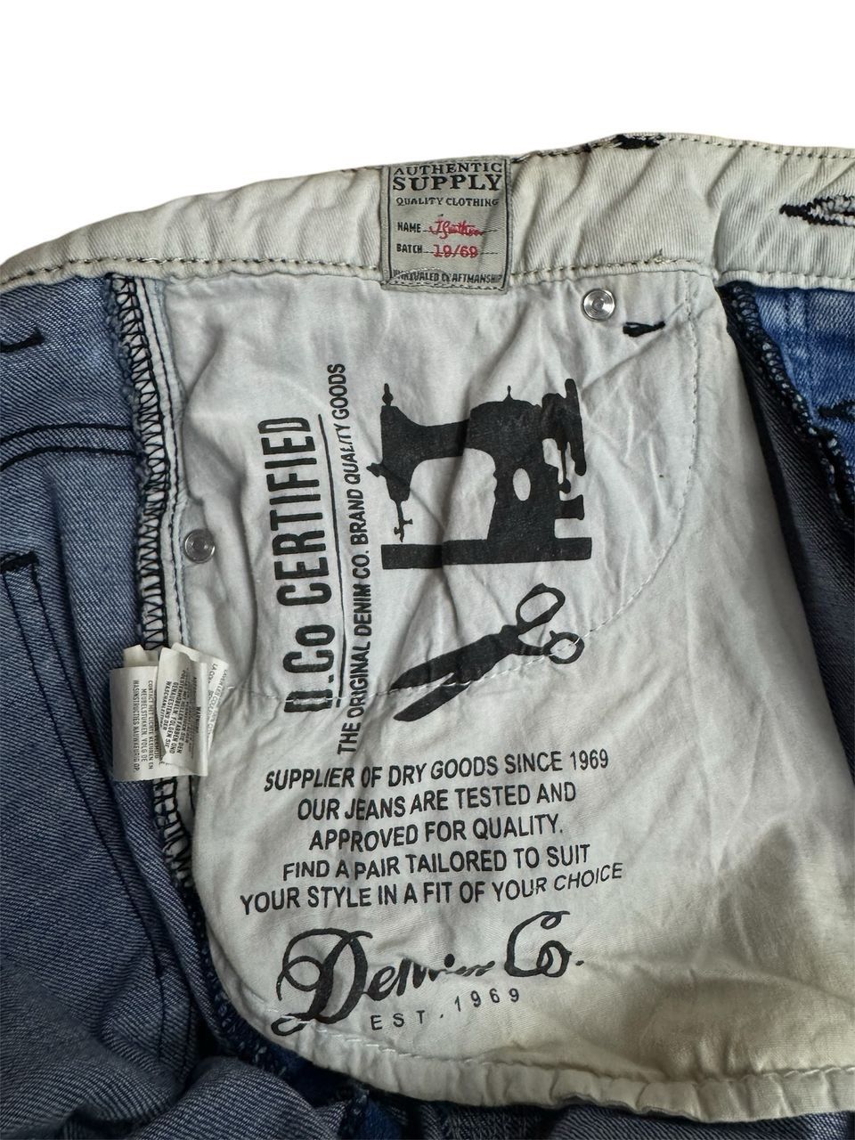 Other × Vintage Authentic D.co denim faded skinny fit Size US 32 / EU 48 - 7 Thumbnail