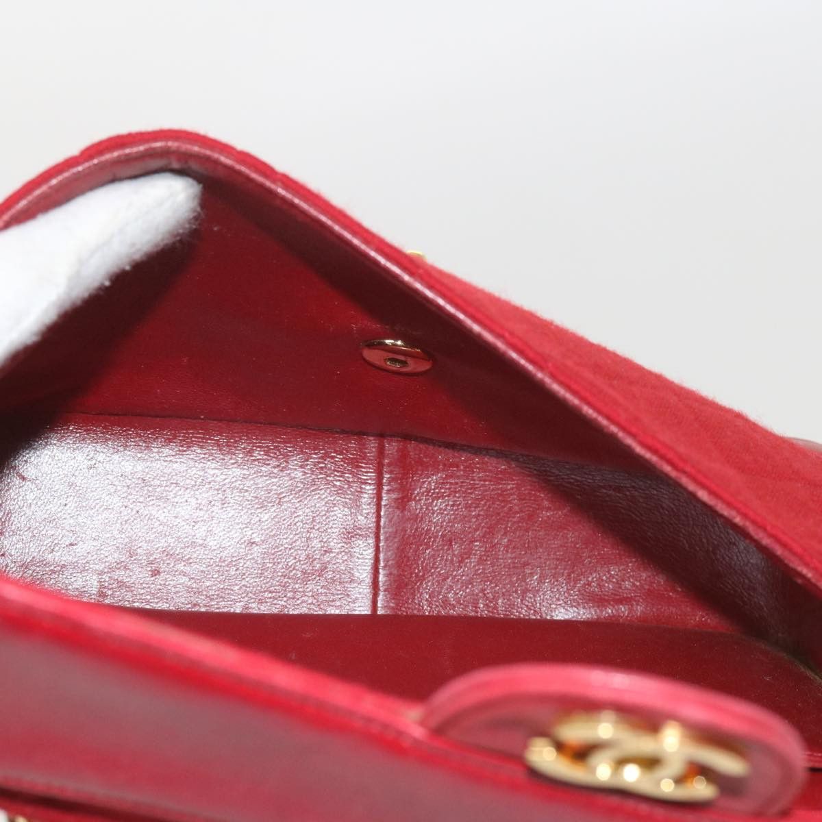Chanel CHANEL Matelasse Chain Shoulder Bag Canvas Red CC Size ONE SIZE - 11 Thumbnail