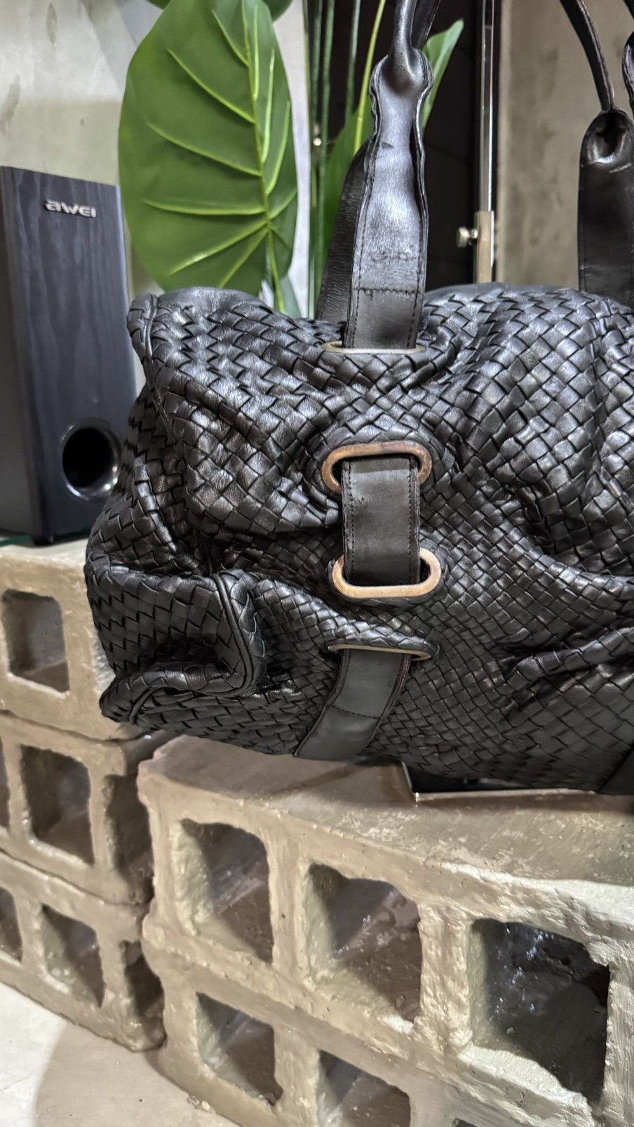 Bottega Veneta BOTTEGA VENETA Nappa Intrecciato Satchel Nero Black Size ONE SIZE - 14 Thumbnail