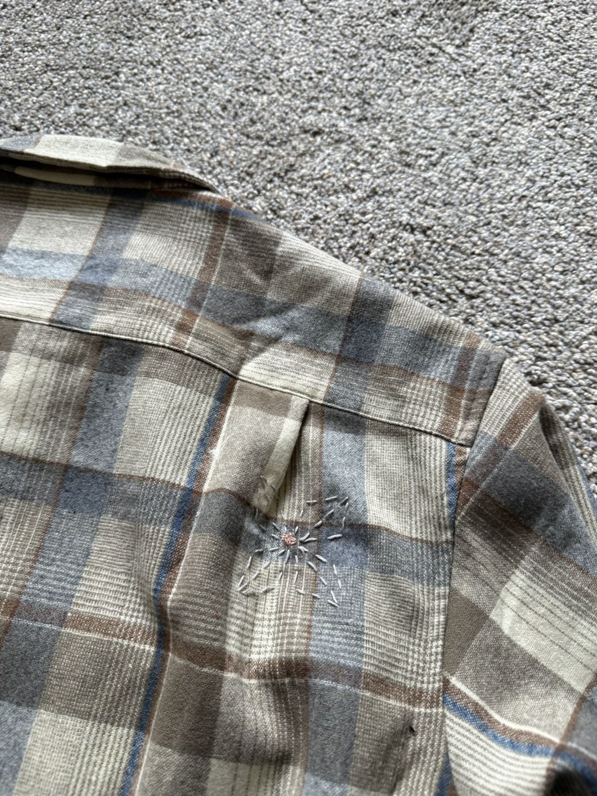 Pendleton Pendleton Wool Plaid Shirt L Earth Tone Embroidered Flannel Size US L / EU 52-54 / 3 - 6 Thumbnail