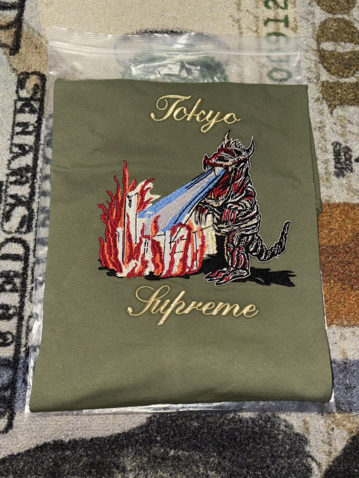 Supreme Supreme Monster S/S Top Light Olive SS26 | Grailed