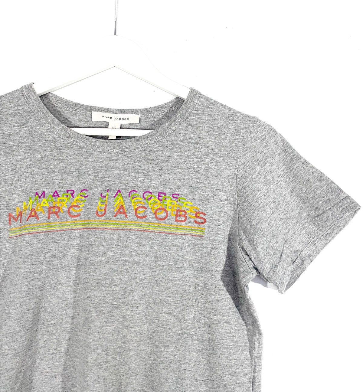 Designer × Marc Jacobs Marc Jacobs Women T-Shirt Big MultiLogo Gray Color Size S Size S / US 4 / IT 40 - 2 Thumbnail