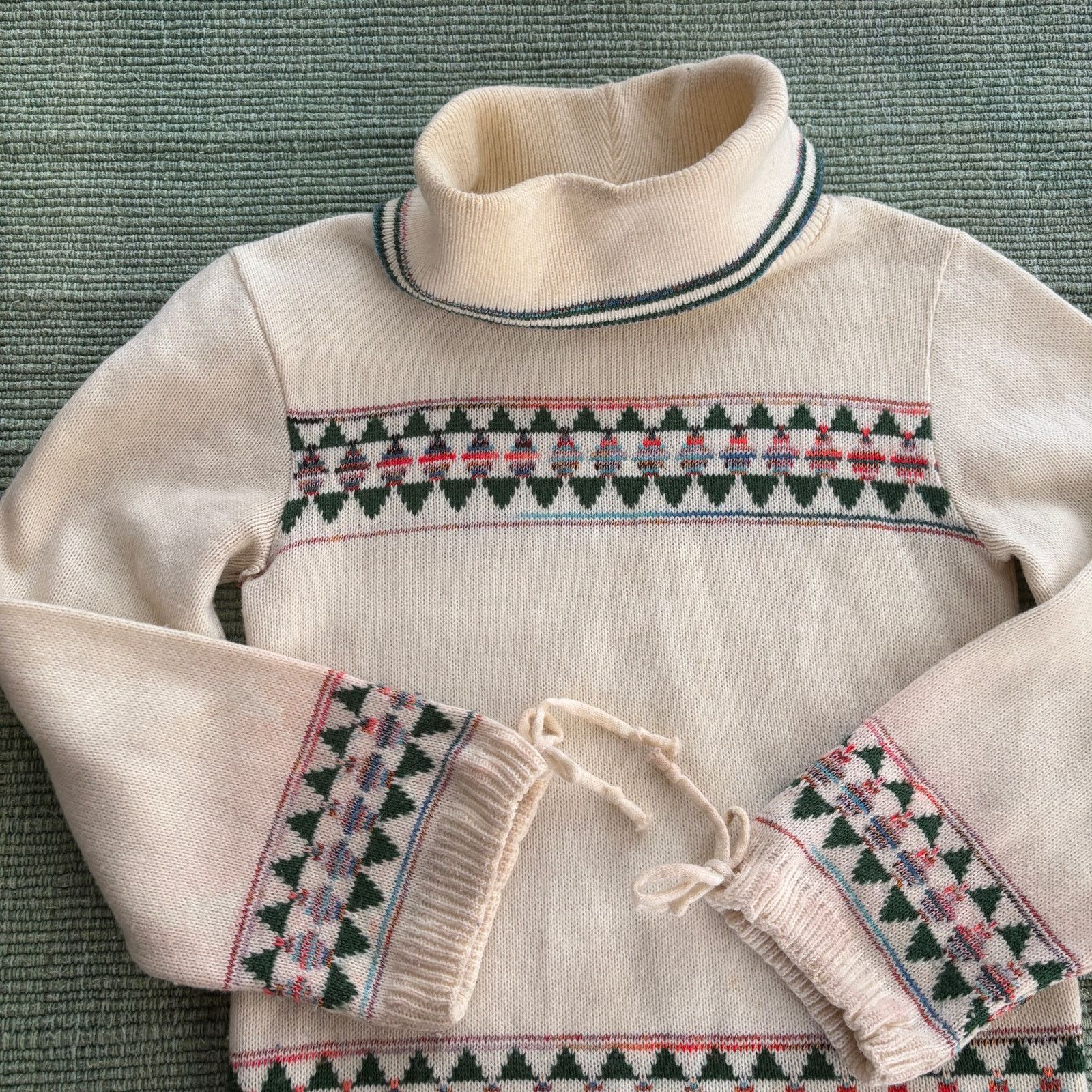 Vintage Vintage 1970s wool turtleneck womens ski sweater size S Size S / US 4 / IT 40 - 6 Thumbnail