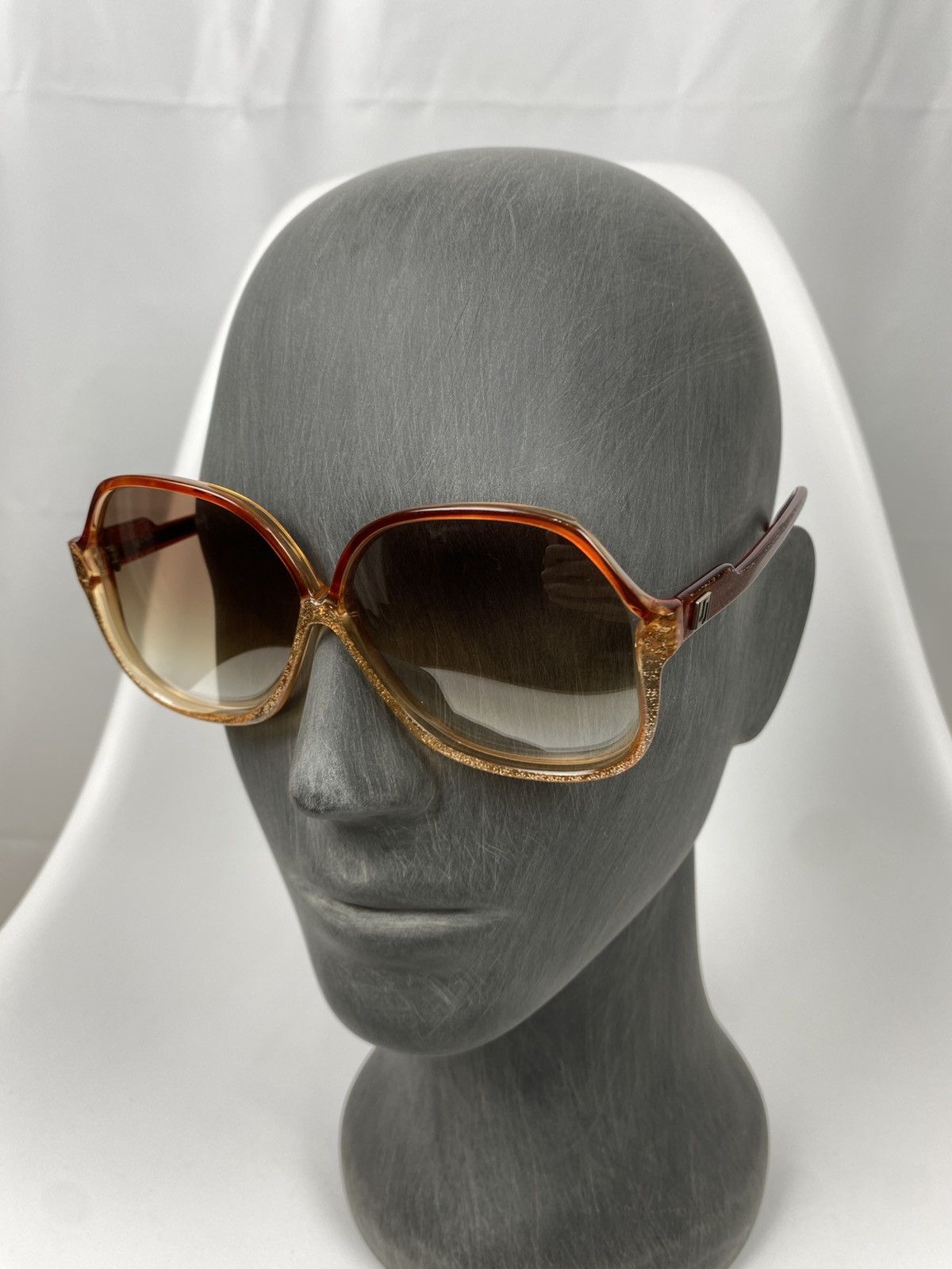 Charles Jourdan J Jourdan Paris Glitter Sunglasses Retro Playboy Vintage Size ONE SIZE - 4 Thumbnail