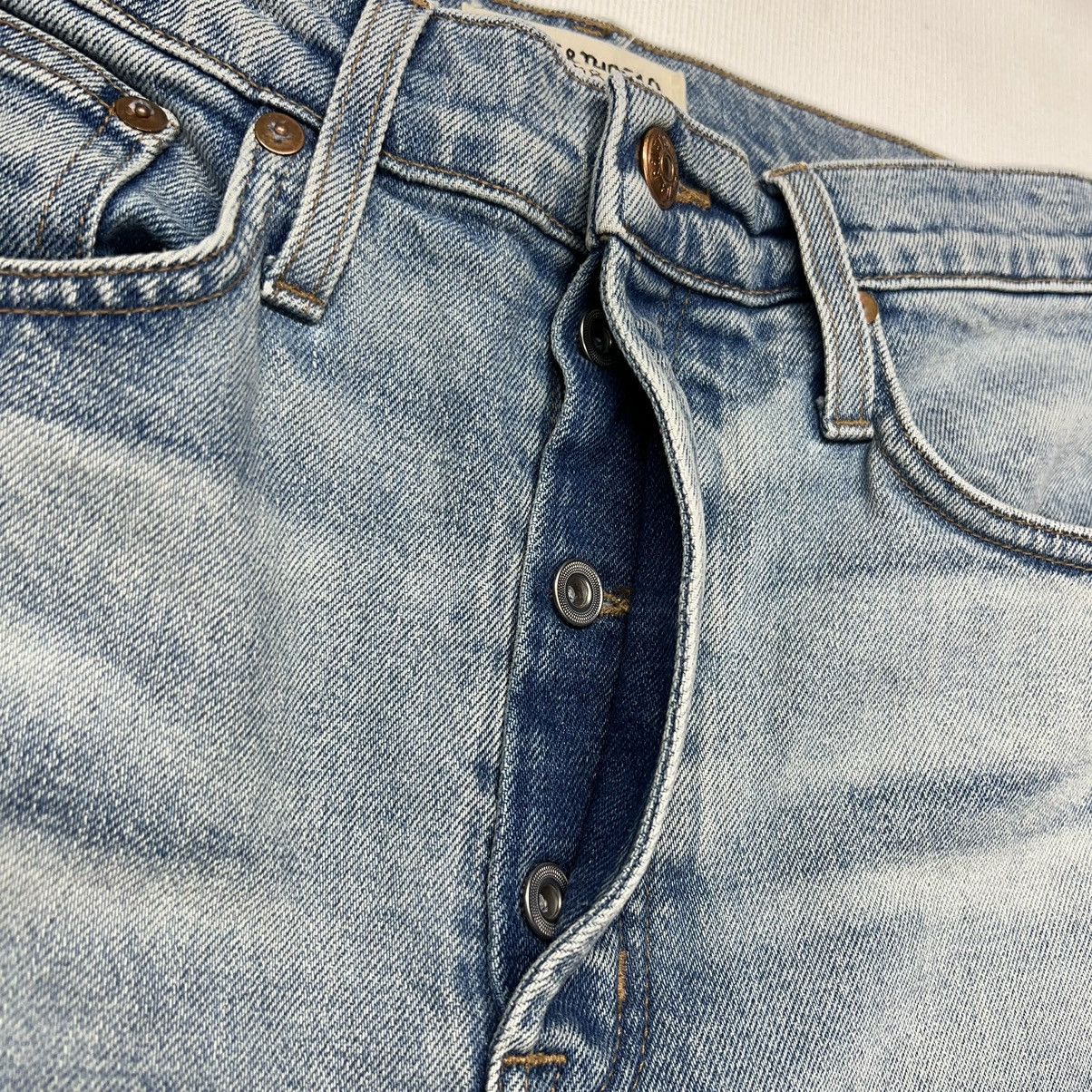 Madewell Rivet & Thread Jeans Blue Perfect Vintage Ryserson Denim Size 28" / US 6 / IT 42 - 6 Thumbnail