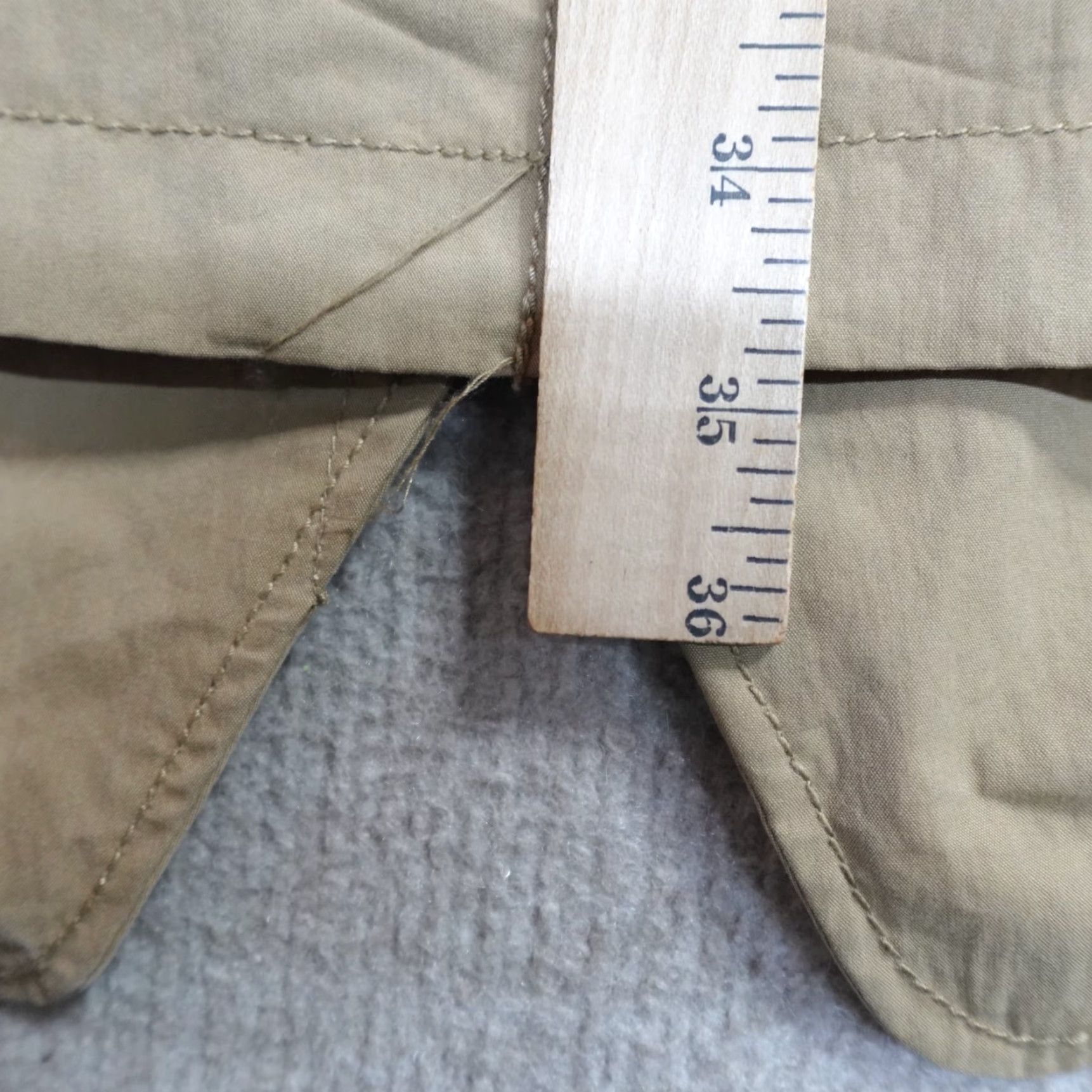 7 For All Mankind 7 For All Mankind Womens Jacket XL Beige Trench Coat Belted Full Zip 7FAM Size XL / US 12-14 / IT 48-50 - 5 Thumbnail