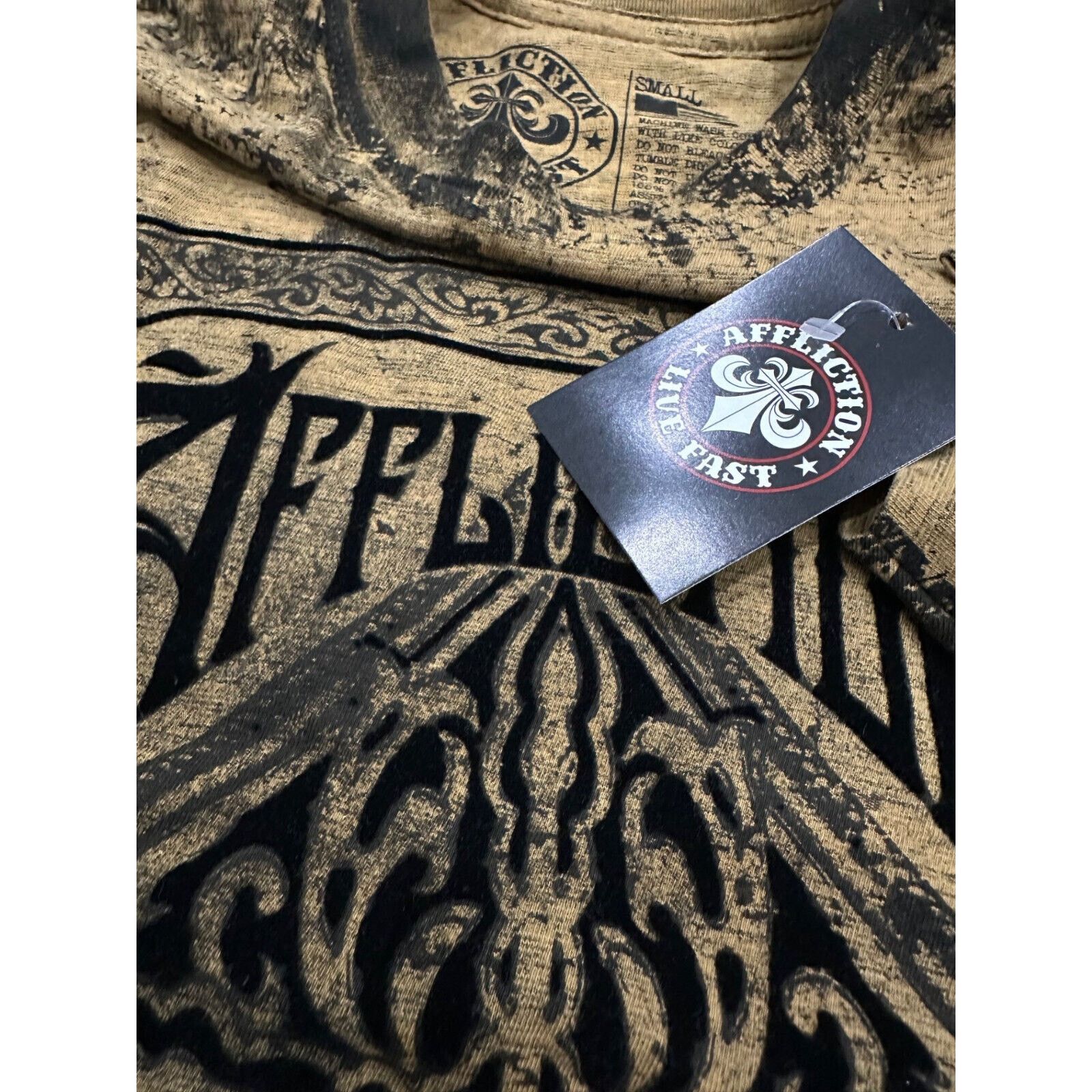 Affliction Affliction Clothing Men's T-Shirt High Stakes Tee Size US S / EU 44-46 / 1 - 3 Thumbnail