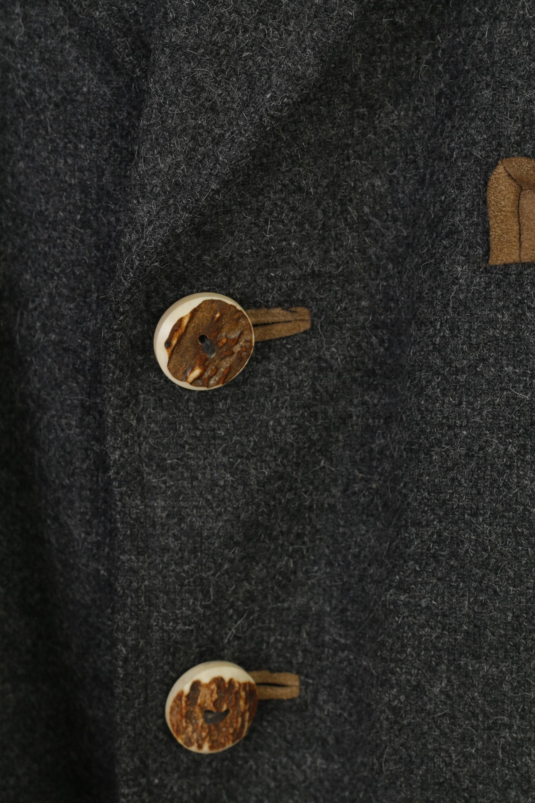 Vintage Lodenfrey Men 56 Blazer Wool Grey Vintage Tyrol 2123 Size 46R - 4 Thumbnail