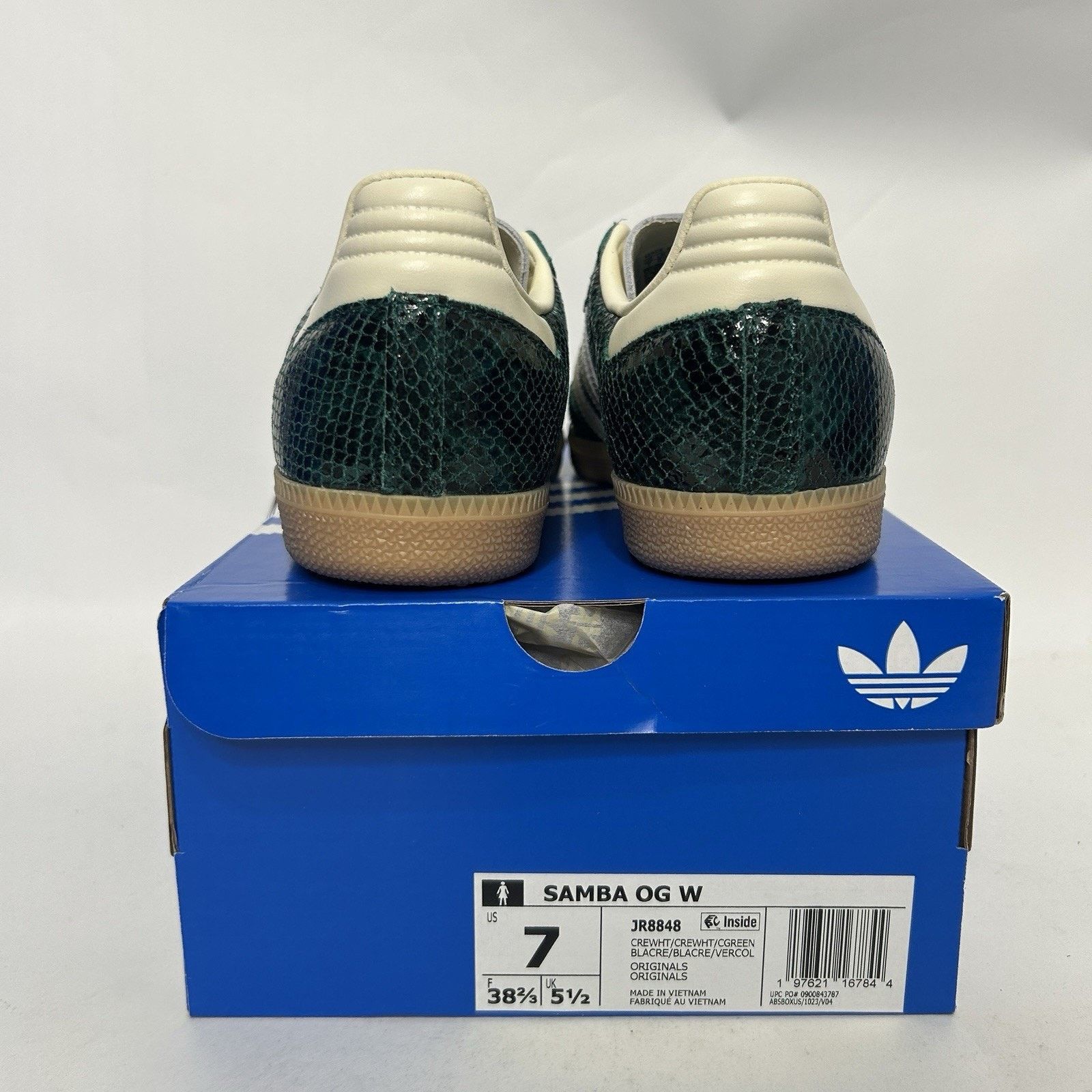 Adidas adidas Samba OG Snakeskin Pack - “Collegiate Green” JR8848 Size US 7 / IT 37 - 4 Thumbnail