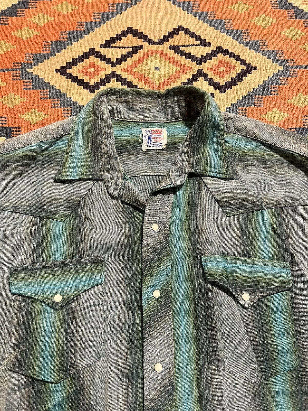 Levi's Vintage 50’s shadow plaid levis big e western shirt Size US M / EU 48-50 / 2 - 3 Thumbnail
