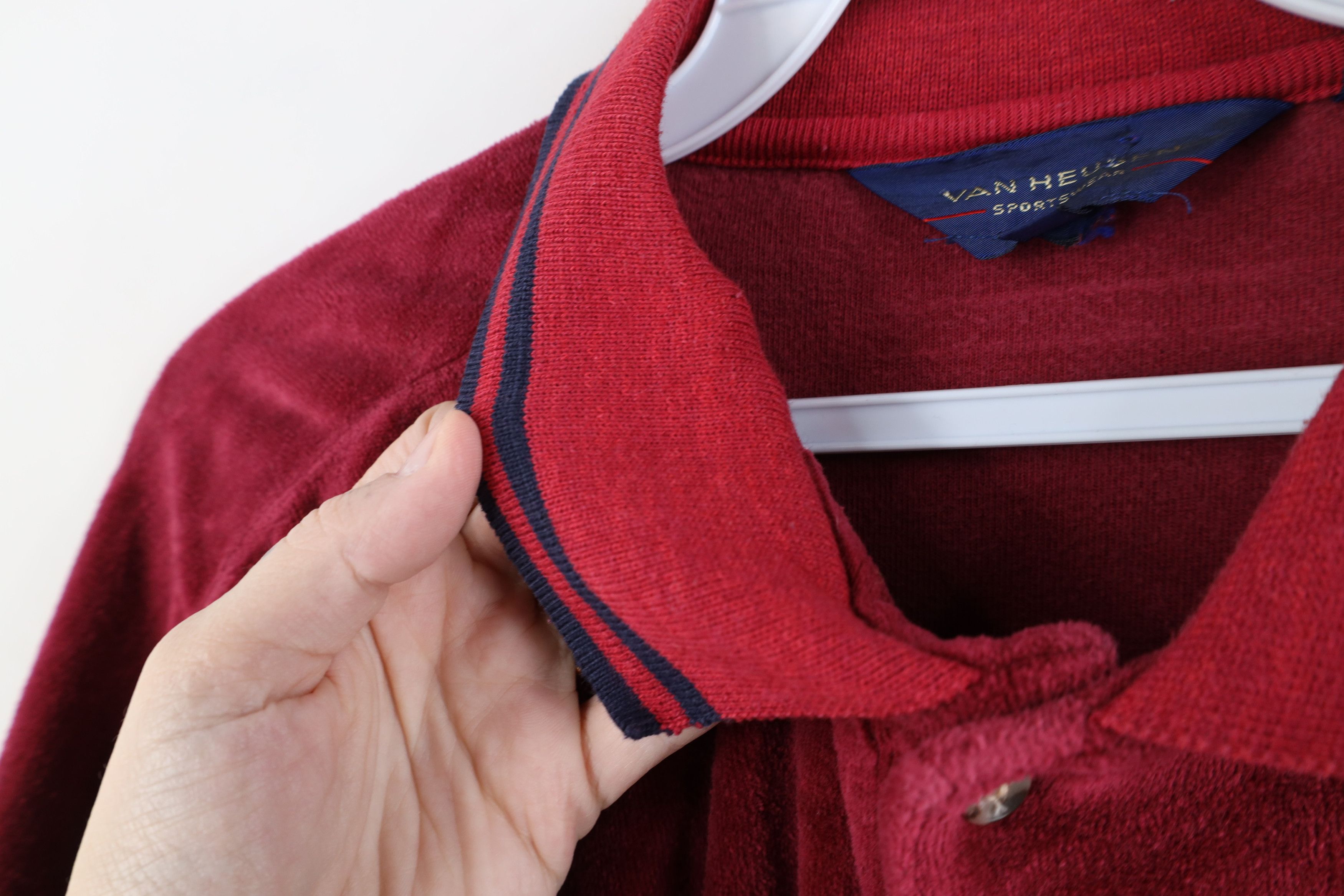 Vintage Vintage 70s Streetwear Collared Pullover Long Sleeve Polo Size US XL / EU 56 / 4 - 6 Thumbnail