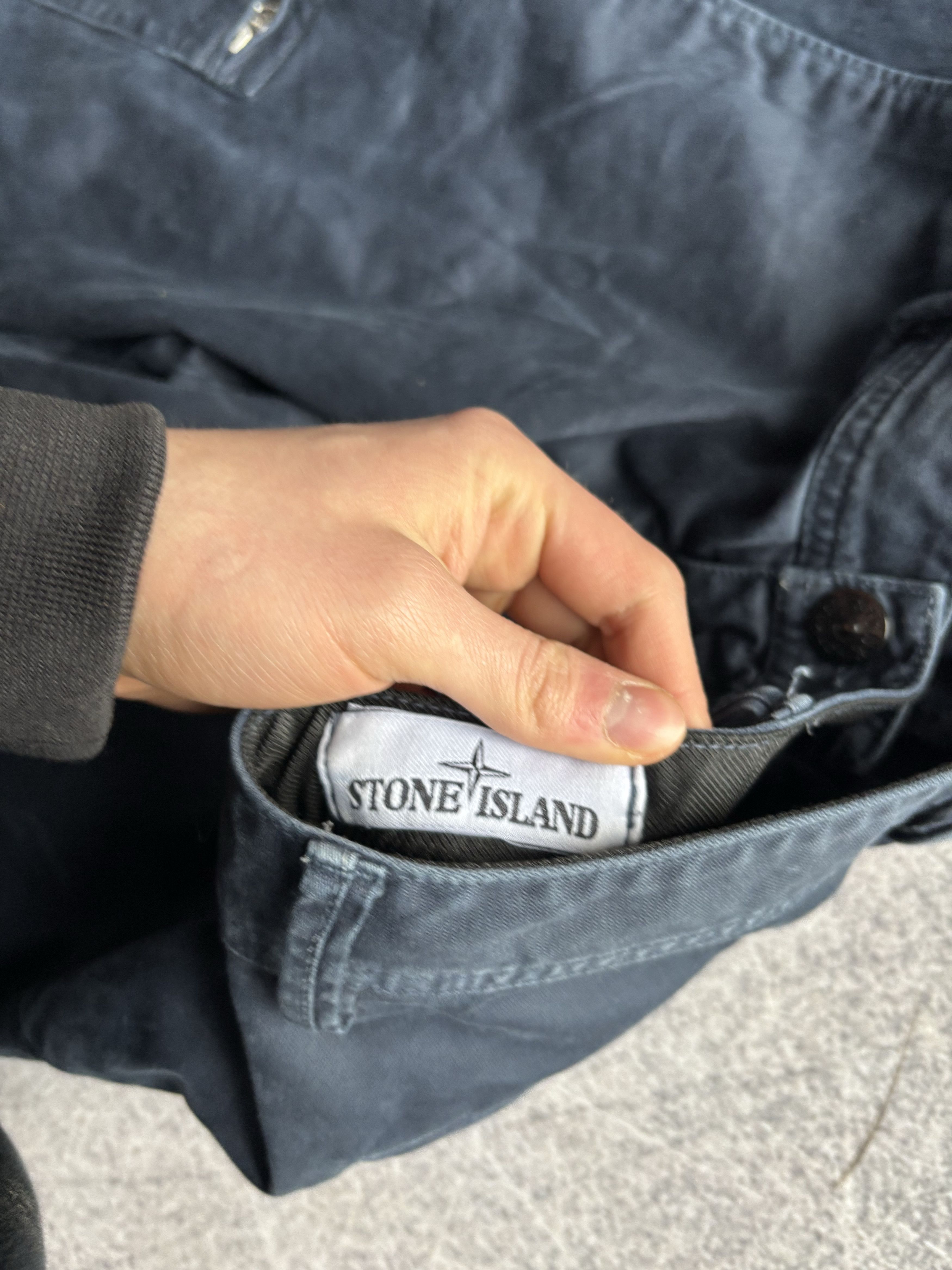 Stone Island VTG STONE ISLAND DENIM CARGO PANTS Size US 32 / EU 48 - 4 Thumbnail