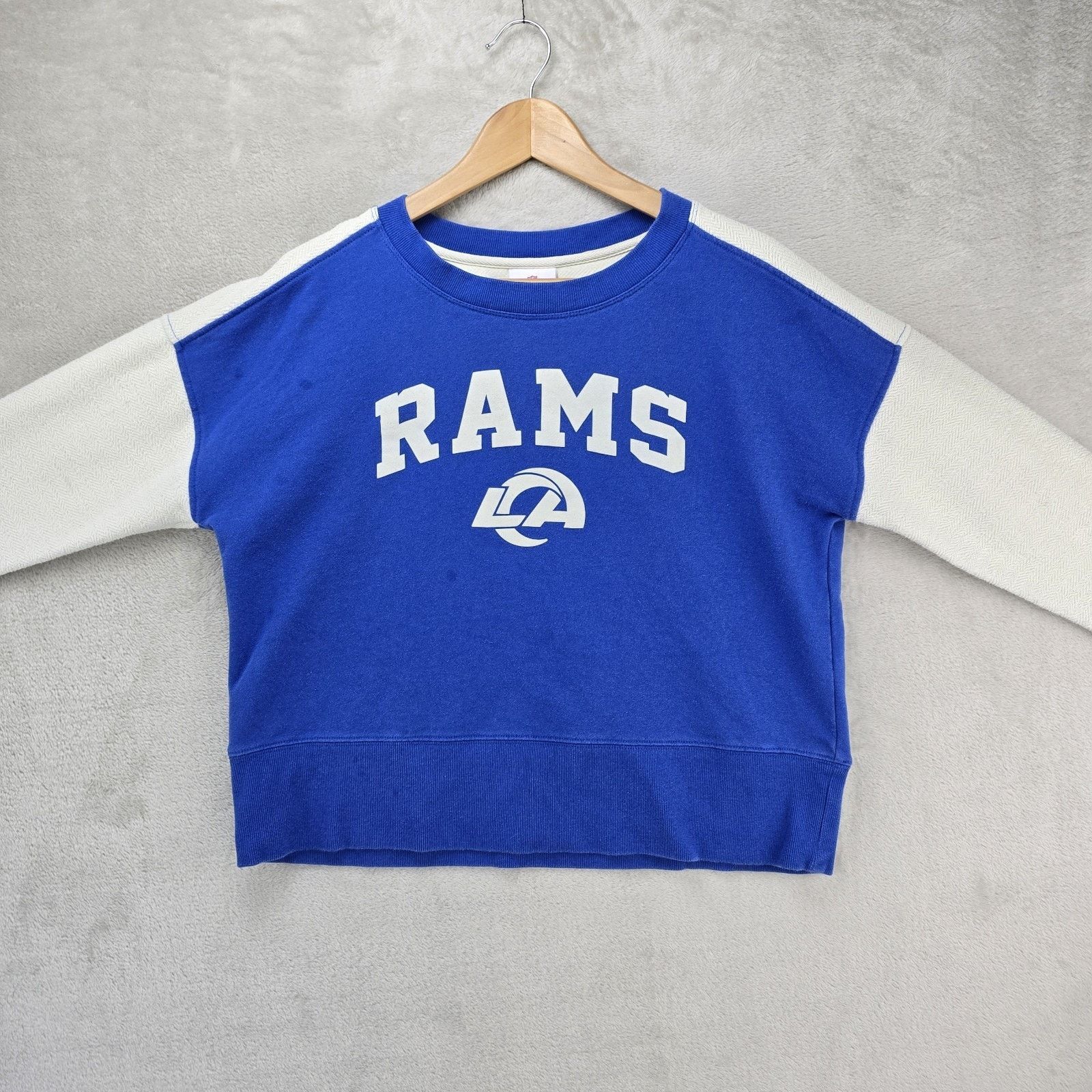 NFL Los Angeles Rams Sweater Teens Apparel Girls Large *FLAWS* Size L / US 10 / IT 46 - 2 Thumbnail