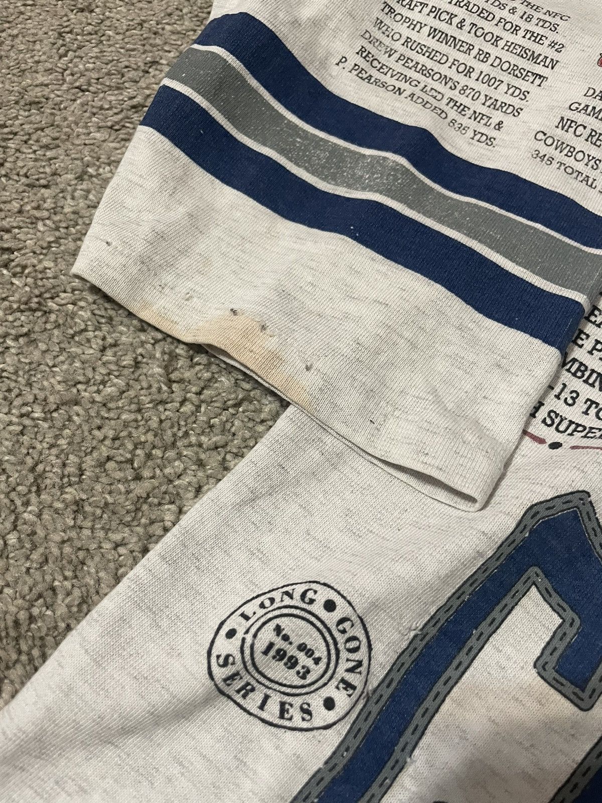 NFL Vintage 90s Dallas Cowboys All Over Print T Shirt Size Large Size US L / EU 52-54 / 3 - 8 Thumbnail