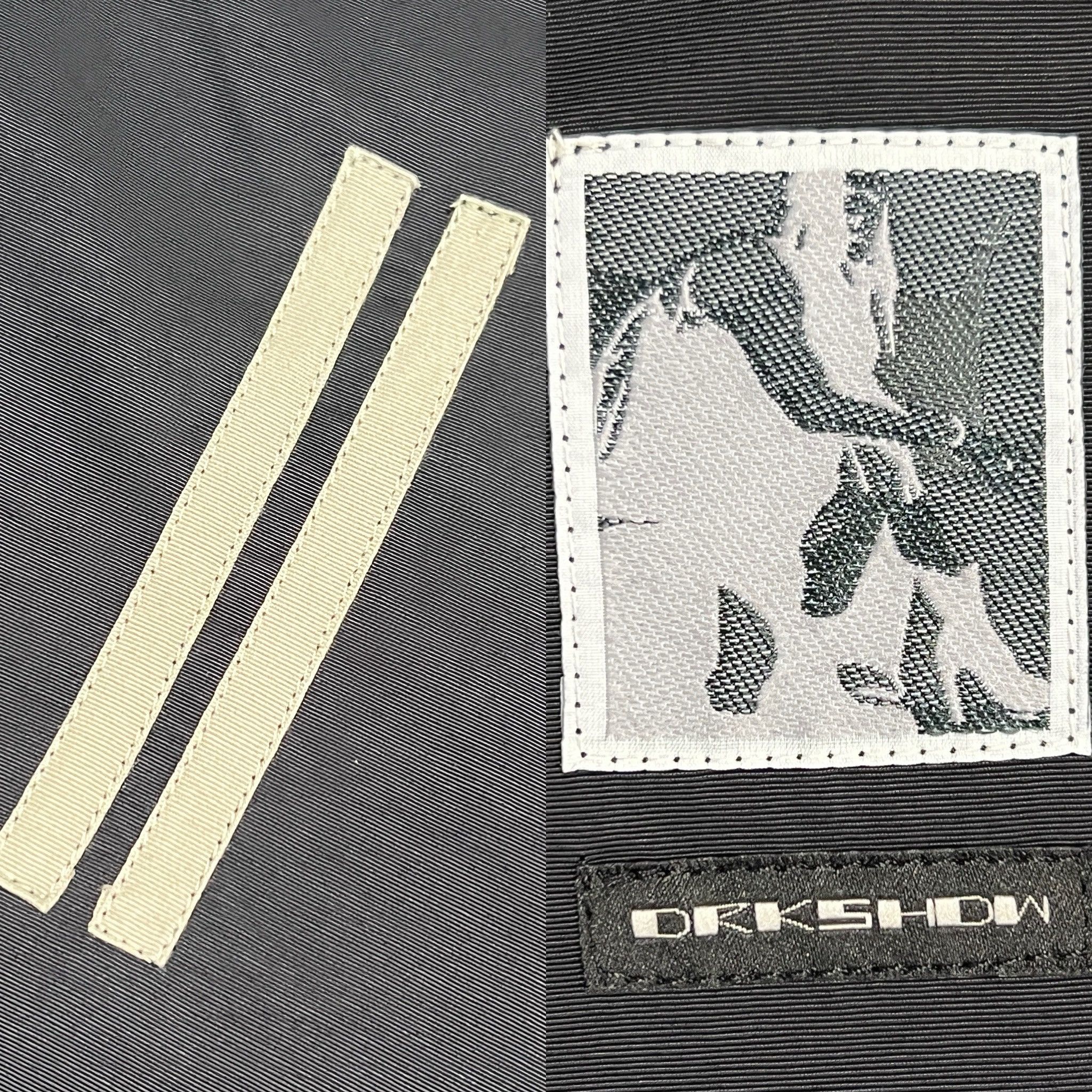 Rick Owens Rick Owens FW17 DRKSHDW Patch Field Shirt Jacket Black Size US M / EU 48-50 / 2 - 8 Thumbnail