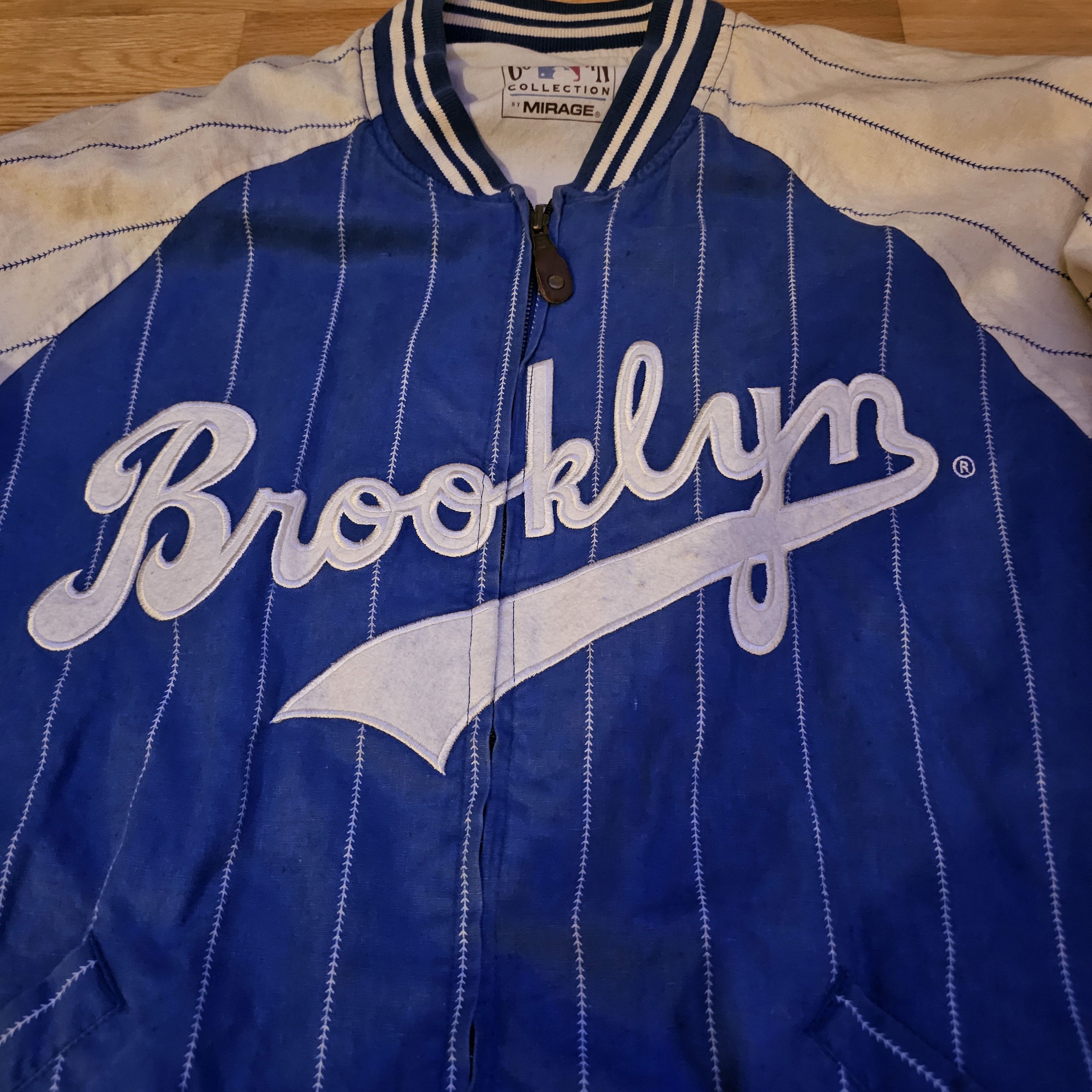 Cooperstown Collection Vintage 1991 Mirage Cooperstown Brooklyn Dodgers Jacket Size US XXL / EU 58 / 5 - 2 Thumbnail