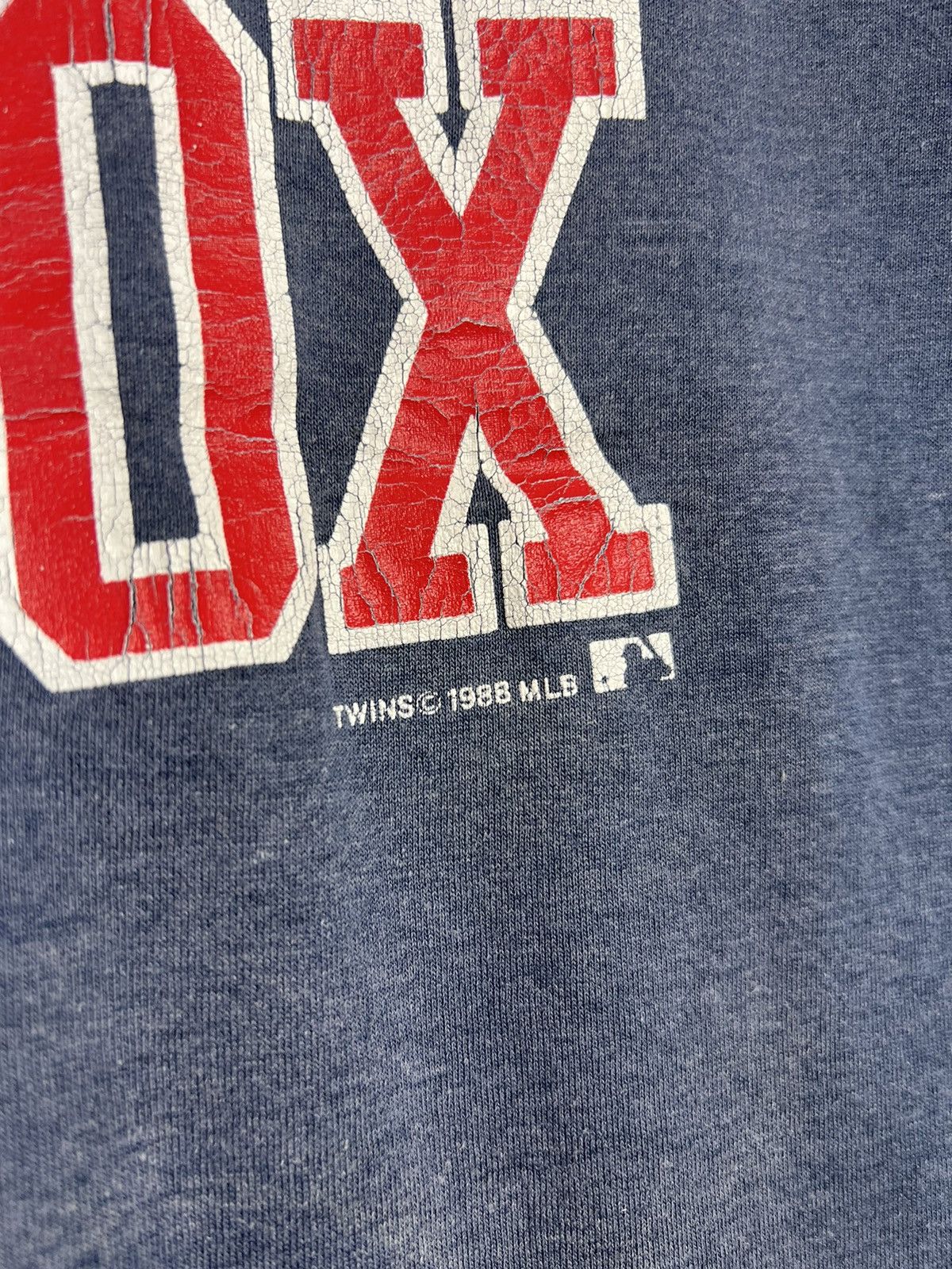 MLB × Vintage Tshirt Boston Red Sox 1988 MLB Vintage 80’s Rare Size US L / EU 52-54 / 3 - 3 Thumbnail